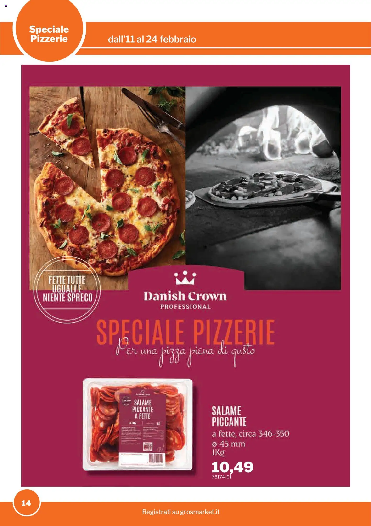 Volantino Sogegross del 11.02.2026 | Pagina: 14 | Prodotti: Salame