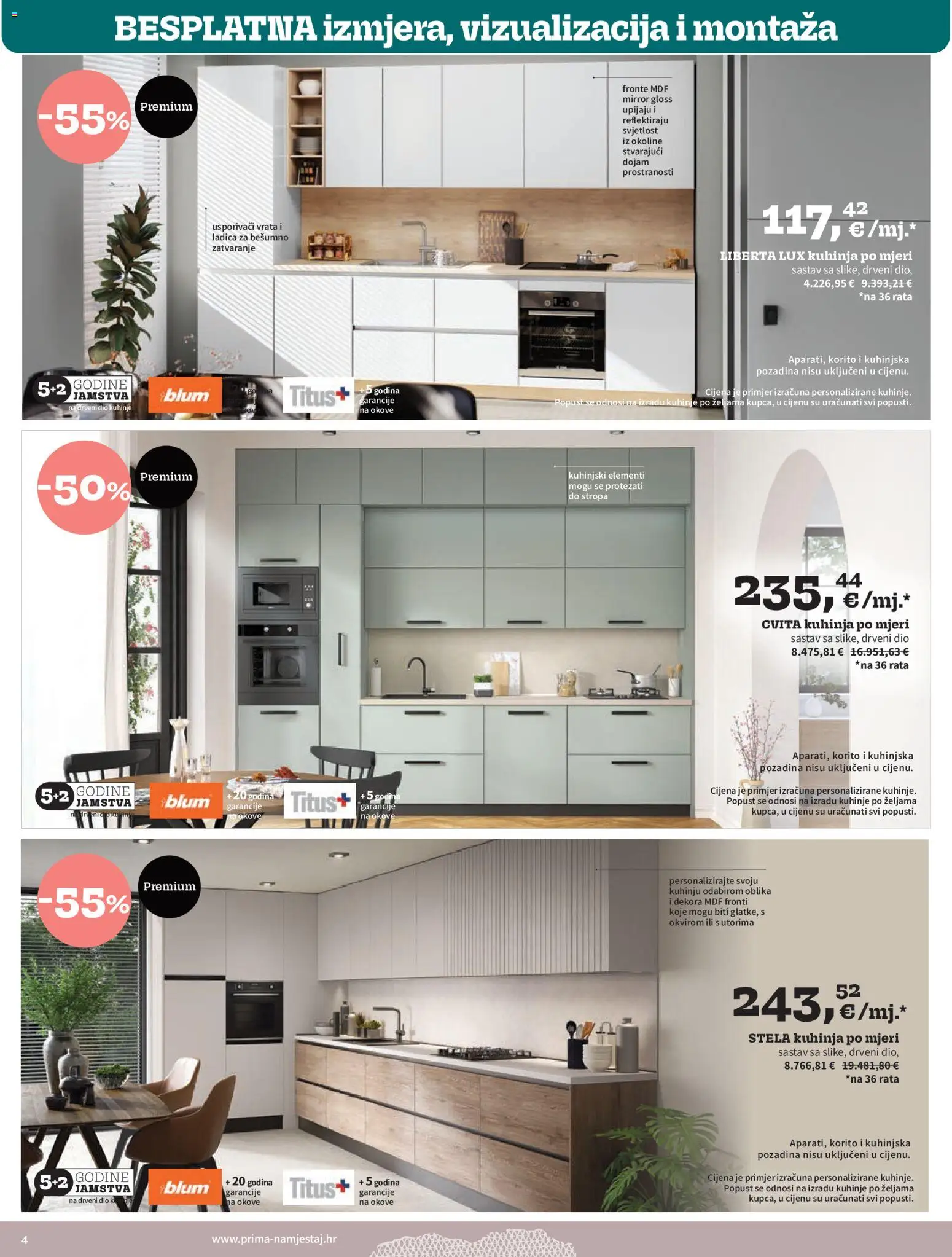 Prima katalog | vrijedi od 01.02.2026 | Stranica: 4 | Proizvodi: Vrata, Kuhinja