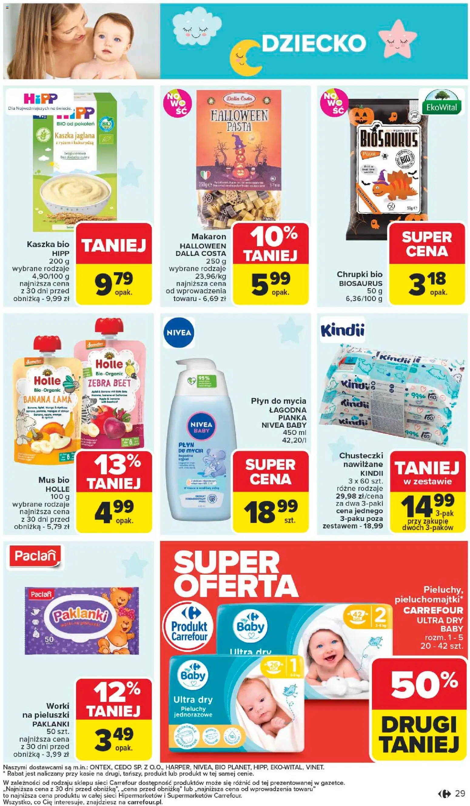 Carrefour Gazetka - Poznań Zmieniliśmy się dla Ciebie od 27.10.2025 | Strona: 31 | Produkty: Chrupki, Kukurydza, Kąpiel, Makaron