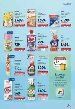 DM Drogerie Markt akciós újság - amely érvényes a következő dátumtól: 09.04.2026 | Oldal: 23 | Termékek: Vízkőoldó, Légfrissítő, Citrom, Mangó