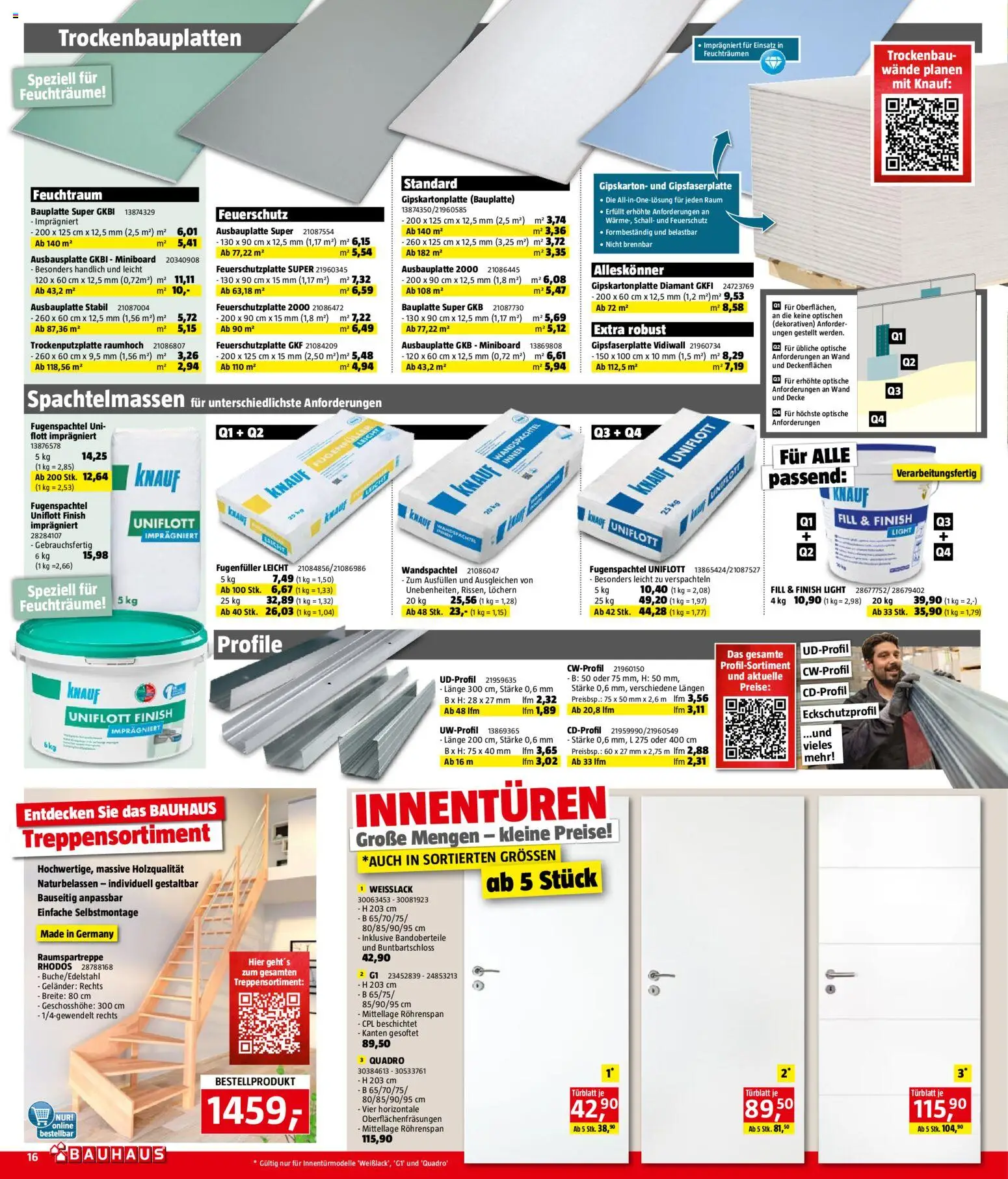 Bauhaus Prospekt aktuell gültig ab 05.11.2025 | Seite: 16 | Produkte: Decke