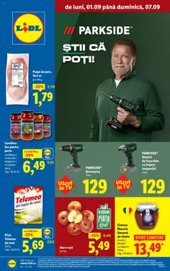 Catalog Lidl – previzualizare al pliantului de la Lidl valabil de la 01.09.2025