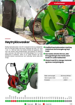 Forhåndsvisning av Felleskjøpet Avant maskiner og redskap gyldig fra 01.05.2025 | Side: 173 | Produkter: Вермішель