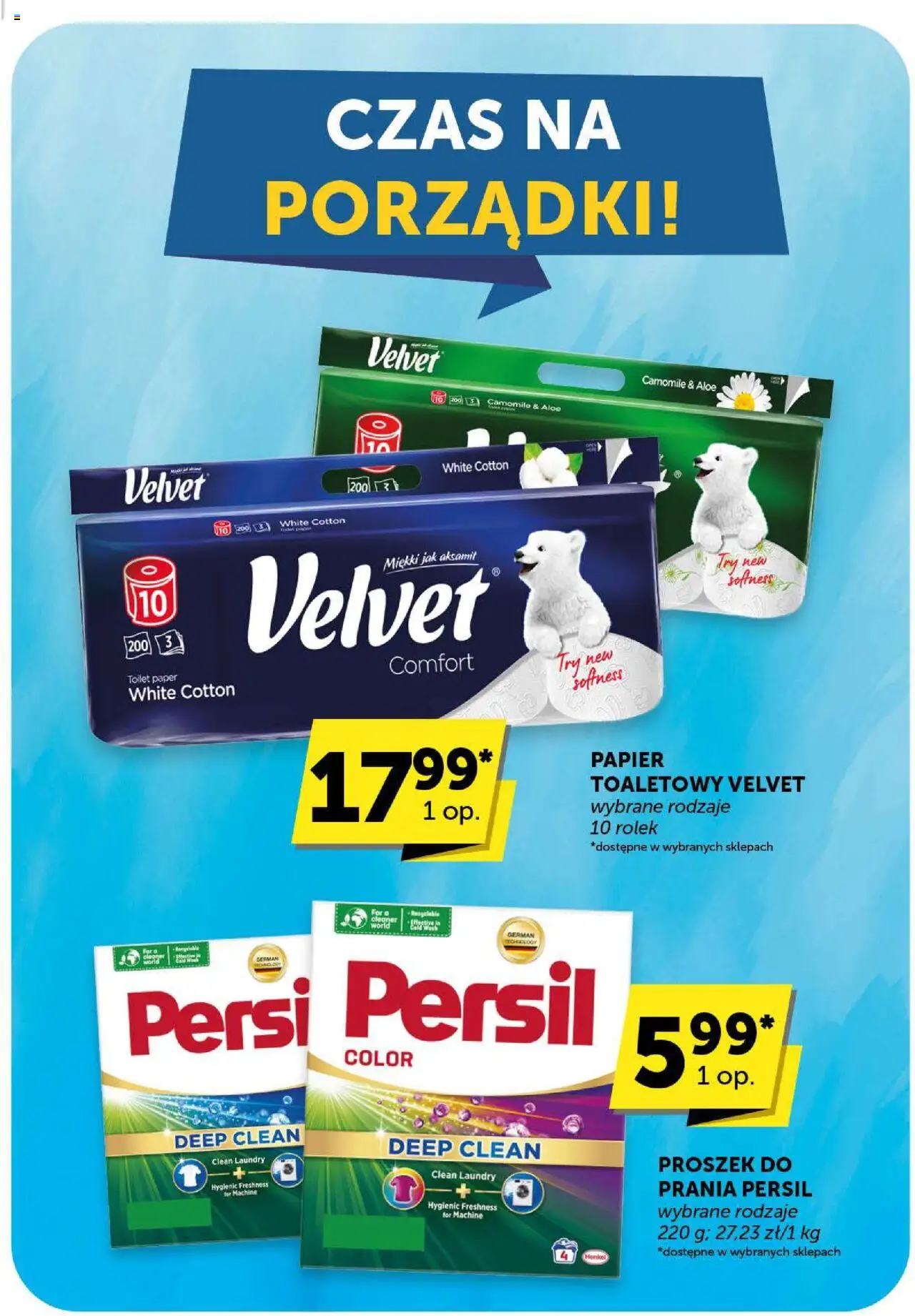 Euro Sklep Gazetka od 04.09.2025 | Strona: 46 | Produkty: Papier toaletowy, Persil, Cleaner