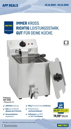 Metro - App-Deals ab 15.12.2025 gültig | Seite: 4 | Produkte: Pommes, Pommes frites, Fritteuse