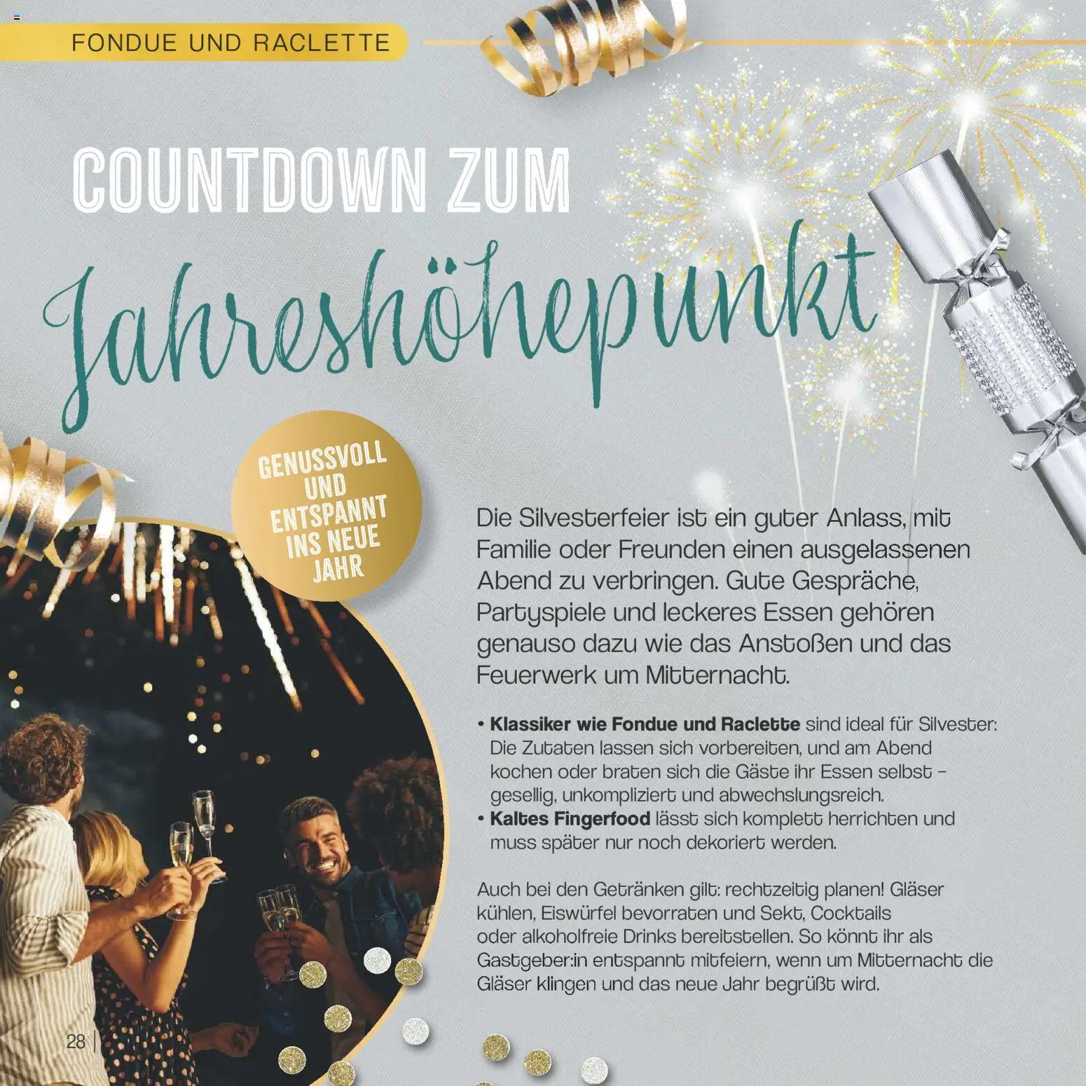 Famila Nordwest - Festliche Momente – gültig ab 24.11.2025 | Seite: 28 | Produkte: Raclette, Fondue