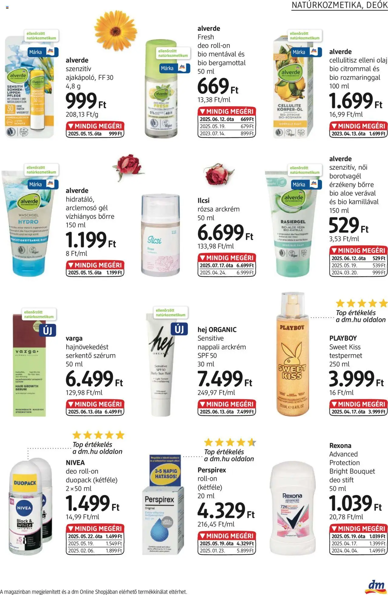 DM Drogerie Markt akciós ujság - amely érvényes a következő dátumtól: 17.07.2025 | Oldal: 9 | Termékek: Natúrkozmetikum, Stift, Borotvagél, Olaj