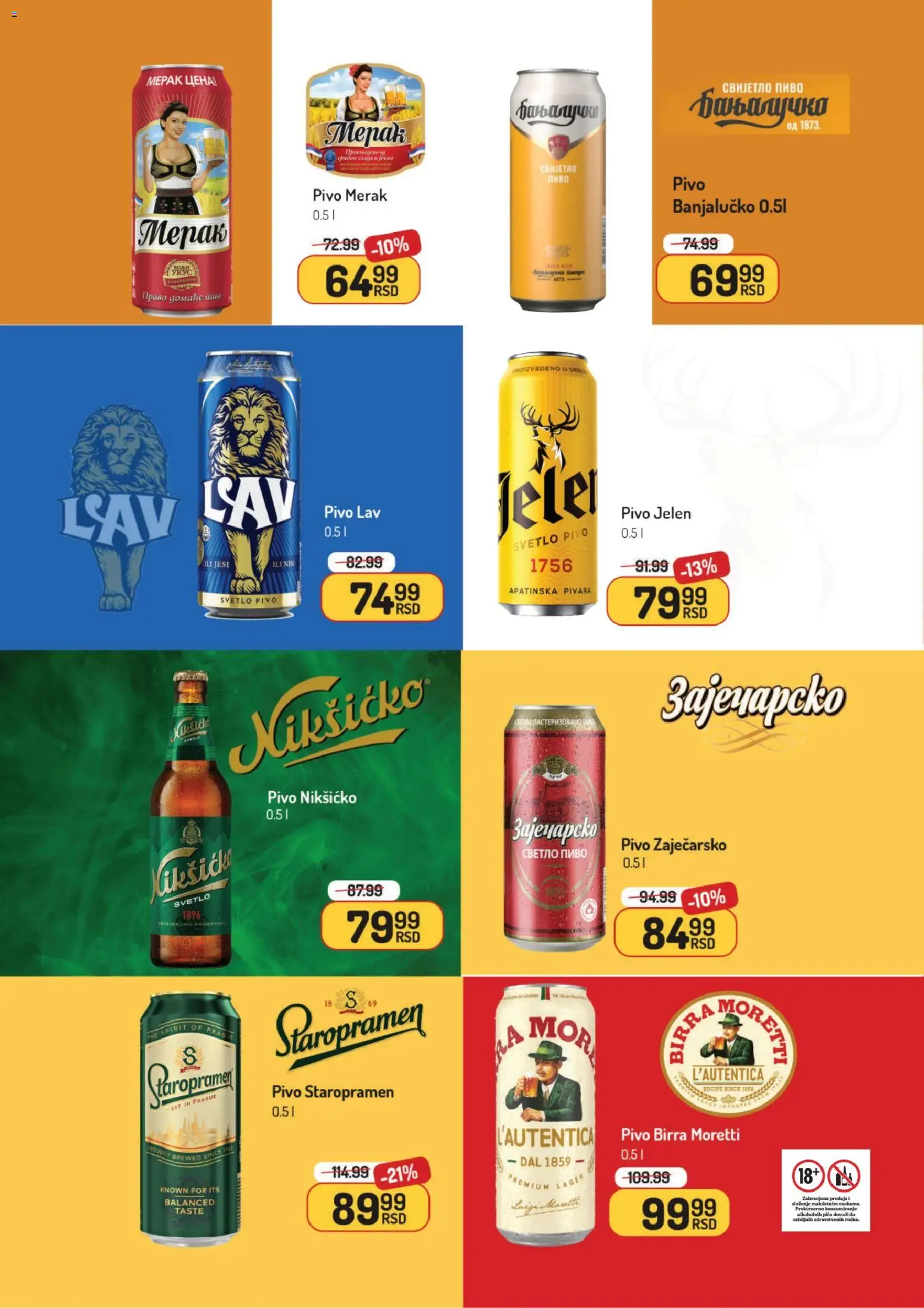 Aman katalog - važi od 24.11.2025 | Strana: 29 | Proizvode: Birra Moretti, Pica, Pivo