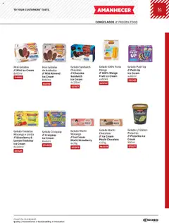 Pré-visualização Recheio Amanhecer válido de 11.07.2024 | Página: 51 | Produtos: Gelado, Chocolate, Gelado sandwich