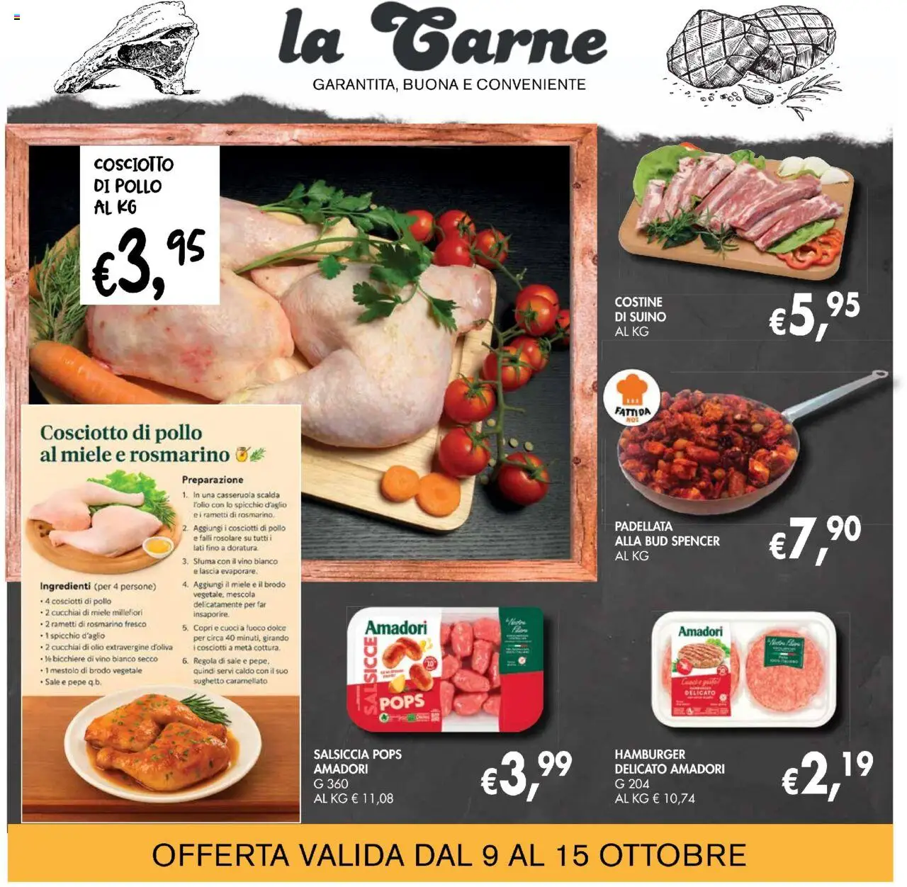 Volantino Coal del 09.10.2025 | Pagina: 4 | Prodotti: Rosmarino, Sale, Olio, Vino bianco