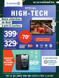 E.Leclerc - Prévisualisation de E.Leclerc Catalogue high tech valide à partir de 02.12.2025