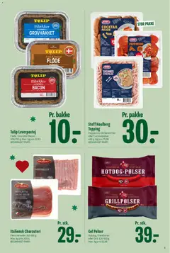 Min Købmand - Tilbudsavis gyldig fra 19.12.2025 | Side: 13 | Produkter: Pølser, Skinke, Fløde, Leverpostej