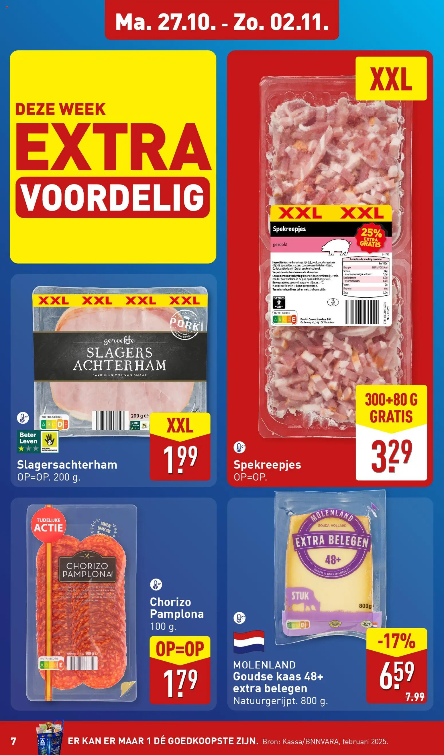 {H1} | Pagina: 7 | Producten: Kaas, Kan, Pan, Chorizo