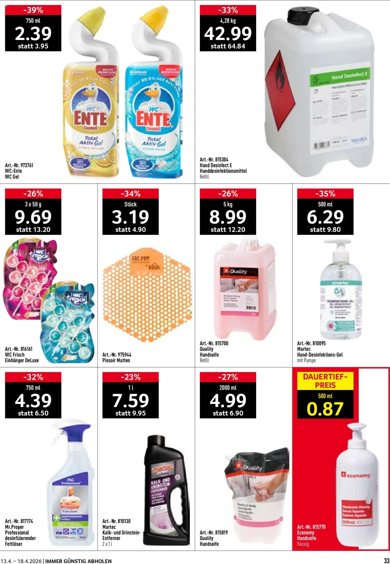 Prodega aktionen – gültig ab 13.04.2026 | Seite: 33