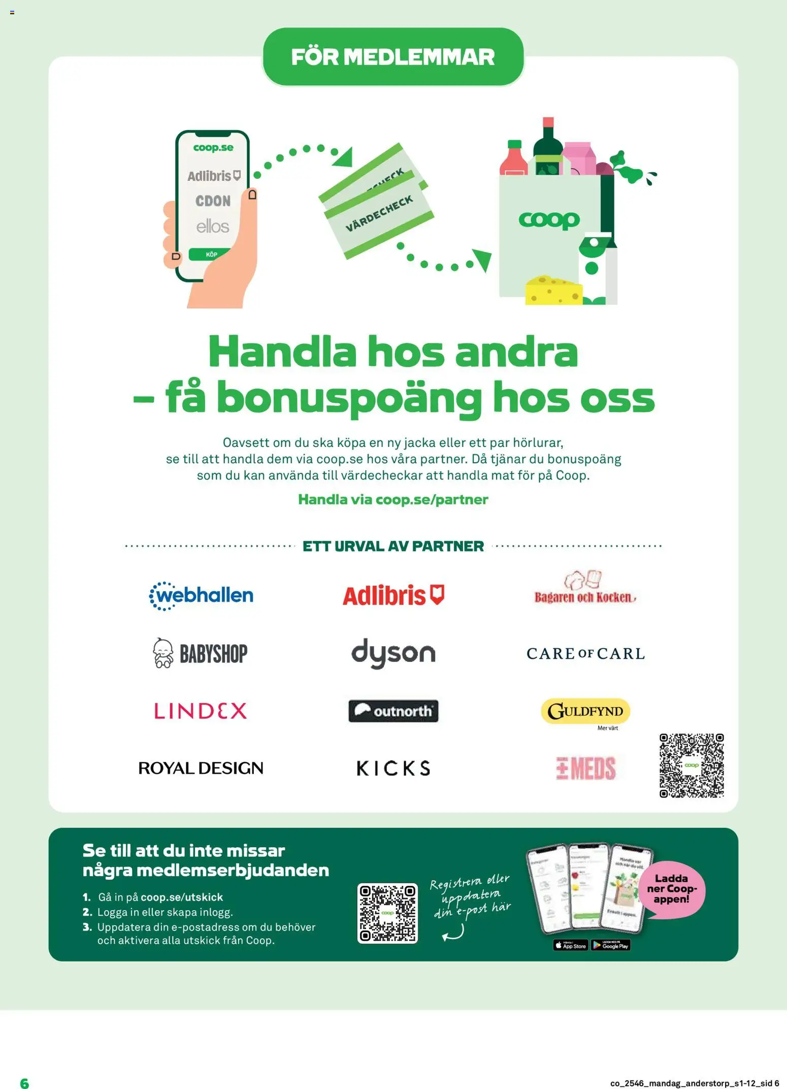 Coop reklamblad aktuell från 10.11.2025 | Sida: 6 | Produkter: Jacka