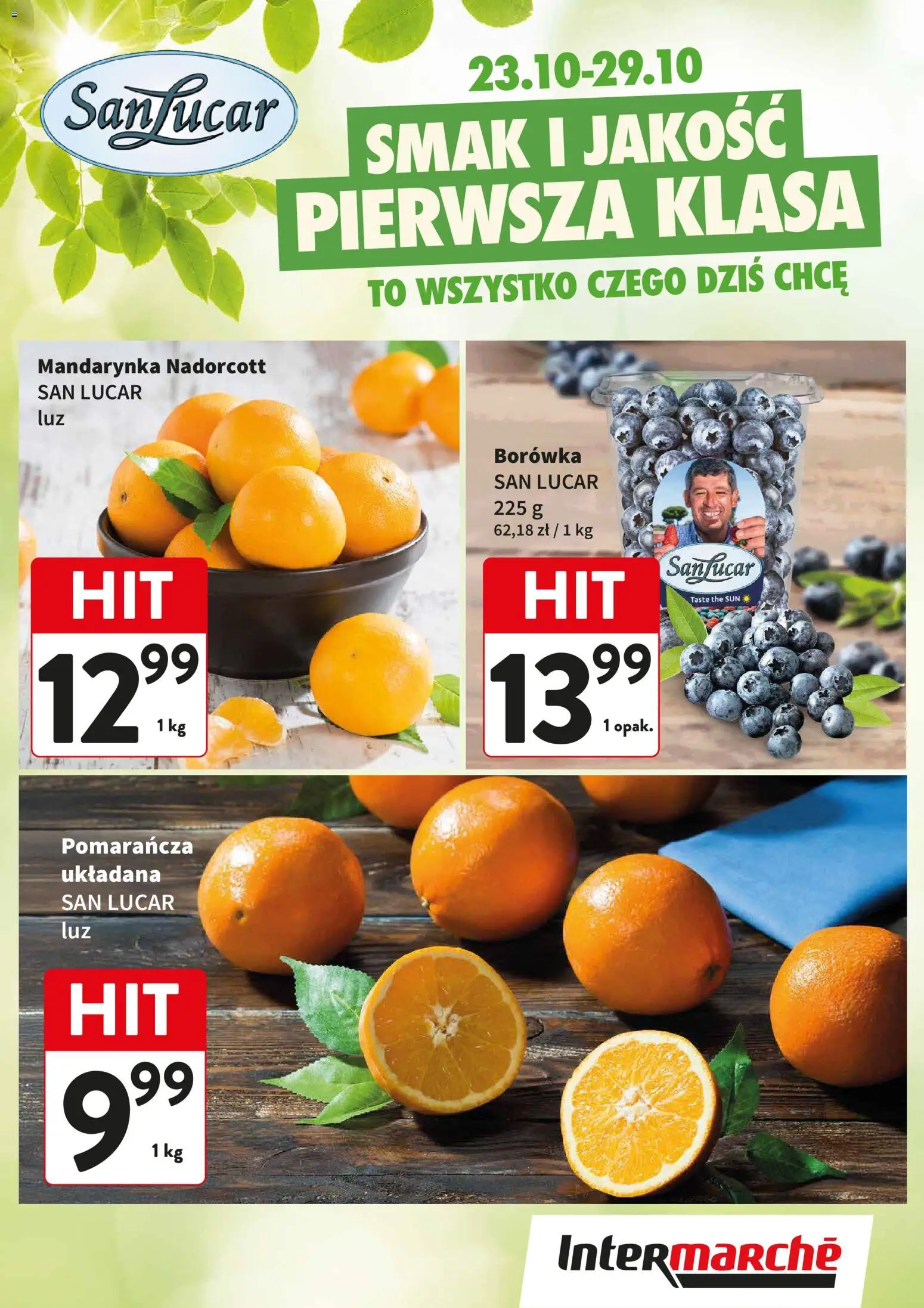 Intermarche Gazetka - Świeży Hit od 23.10.2025 | Strona: 1