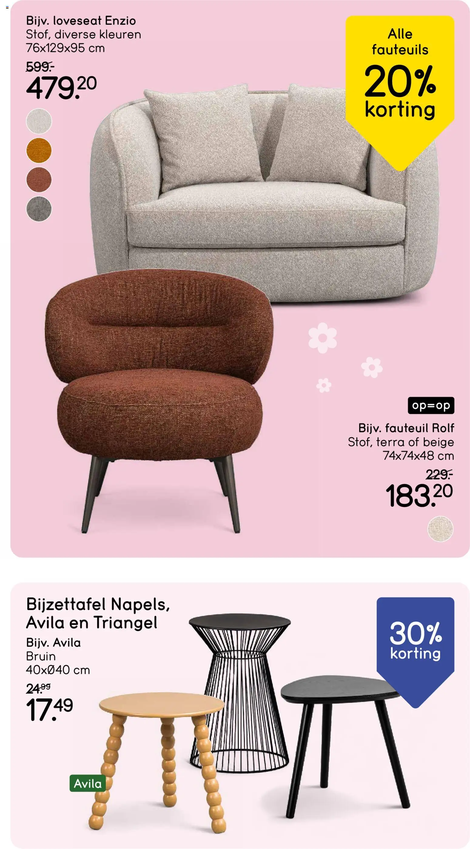 {H1} | Pagina: 6 | Producten: Fauteuil