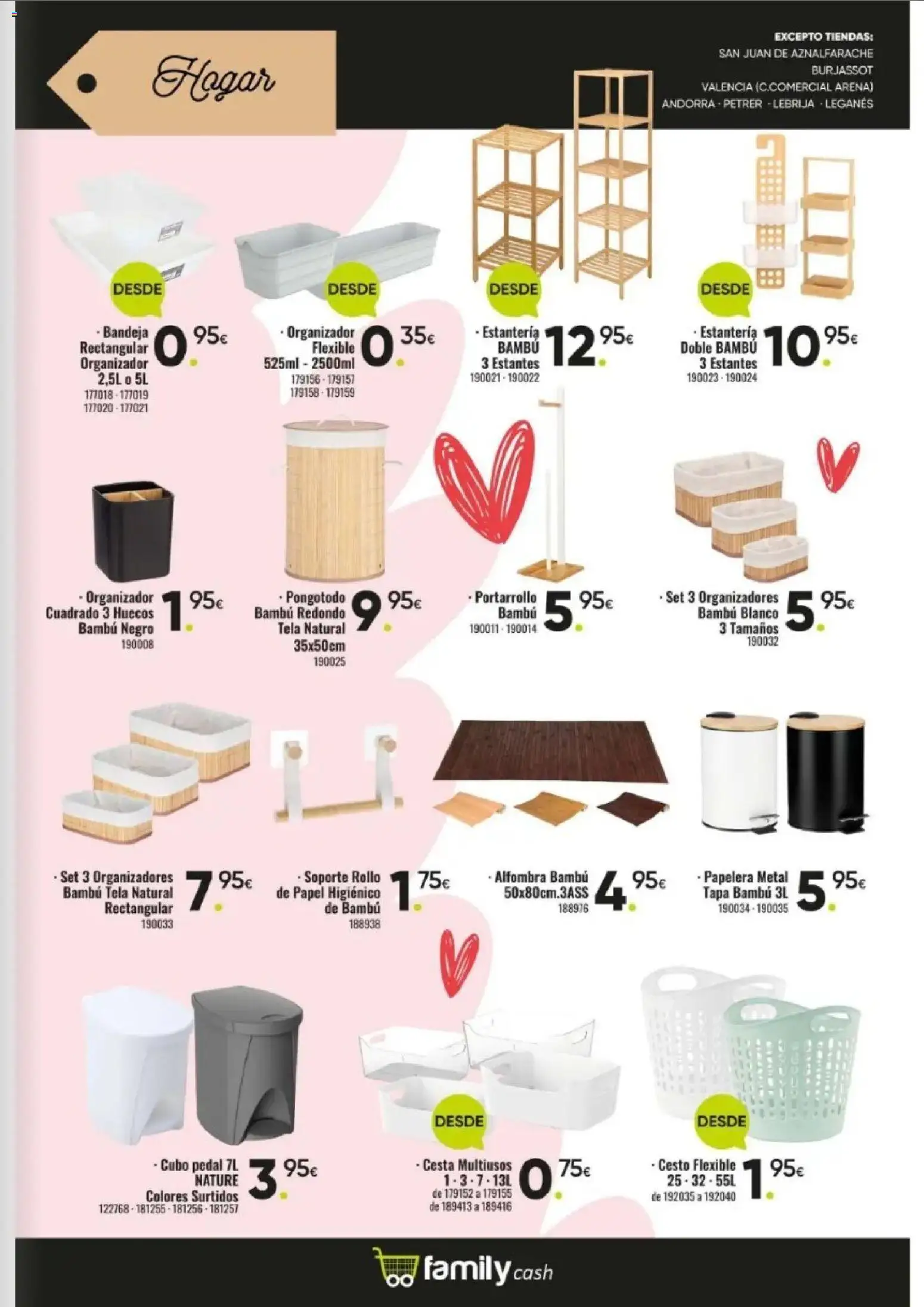 Family Cash folleto │ válido desde el 09.02.2026 | Página: 17 | Productos: Papel higienico, Organizador, Cesta, Alfombra