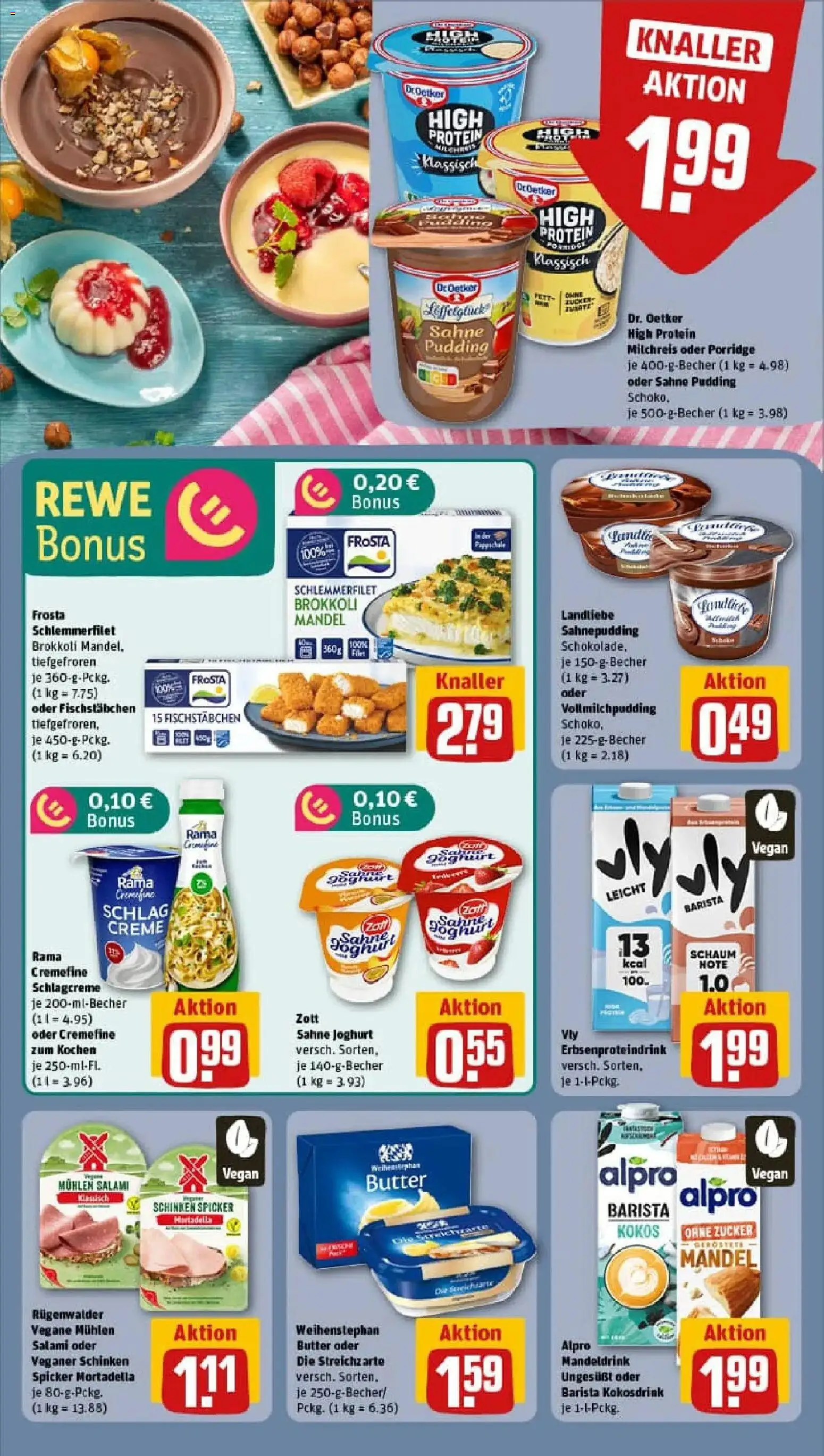 Rewe prospekt Stuttgart	 – gültig ab 11.01.2026 | Seite: 12 | Produkte: Rama cremefine, Frosta, Brokkoli, Schinken