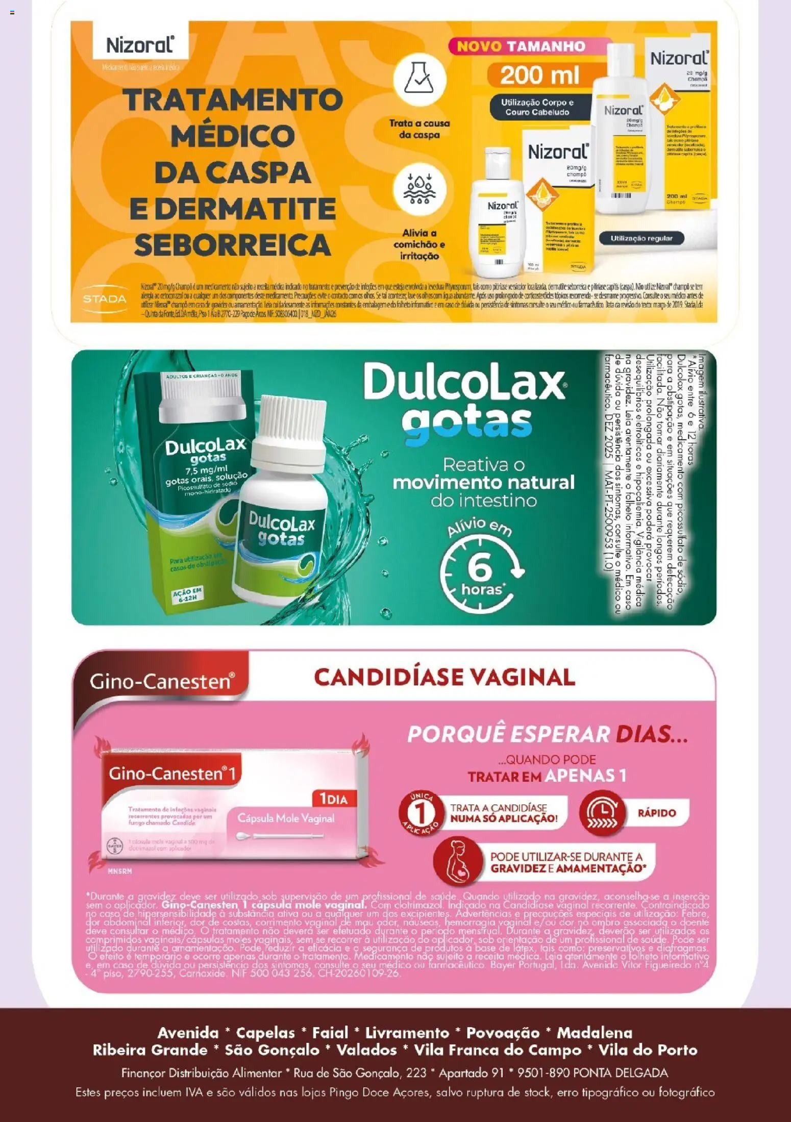 Pingo Doce Bem Estar Mulher Açores │ válido de 05.03.2026 | Página: 4 | Produtos: Agua, Preservativos, Base