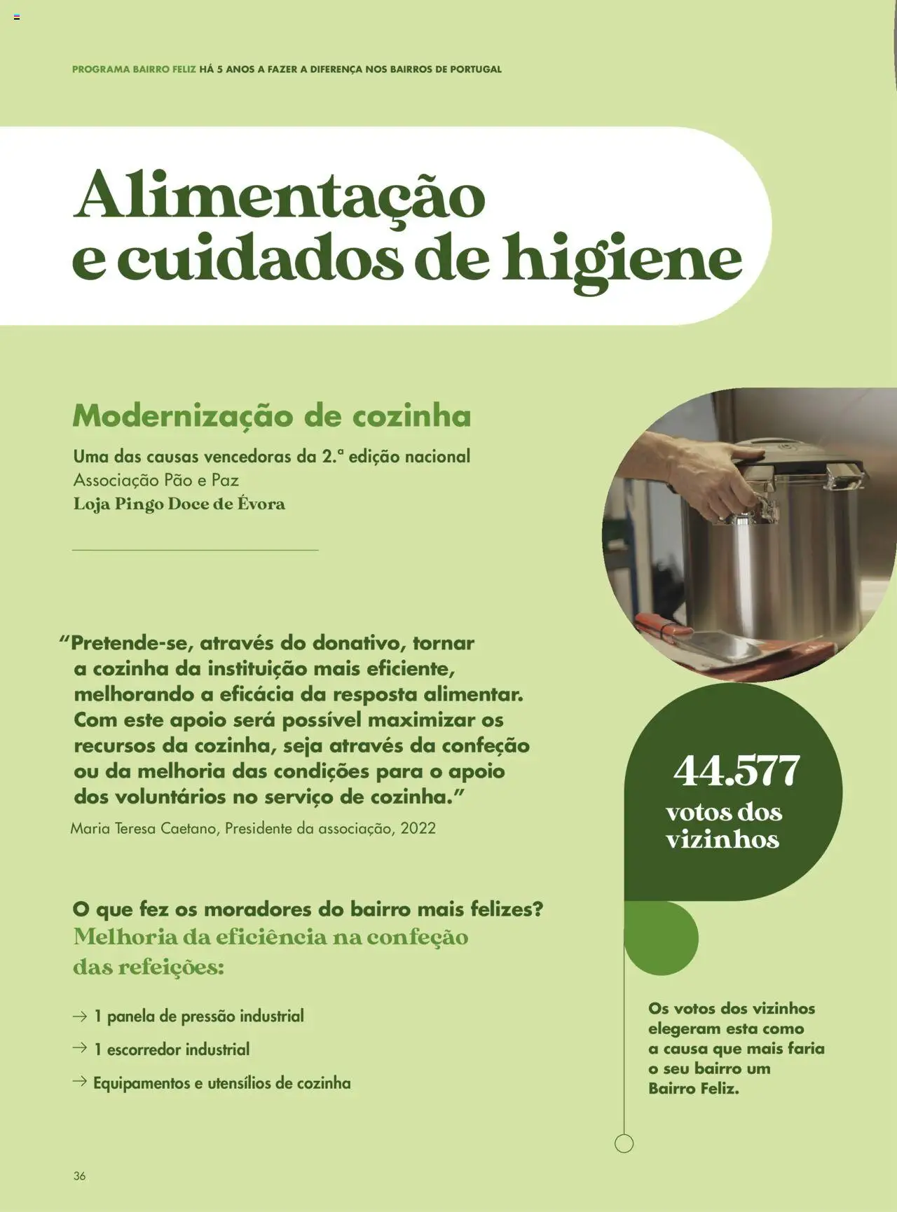 Pingo Doce - Catálogo-Bairro Feliz │ válido de 08.04.2025 | Página: 34 | Produtos: Escorredor, Pão, Panela, Panela de pressão