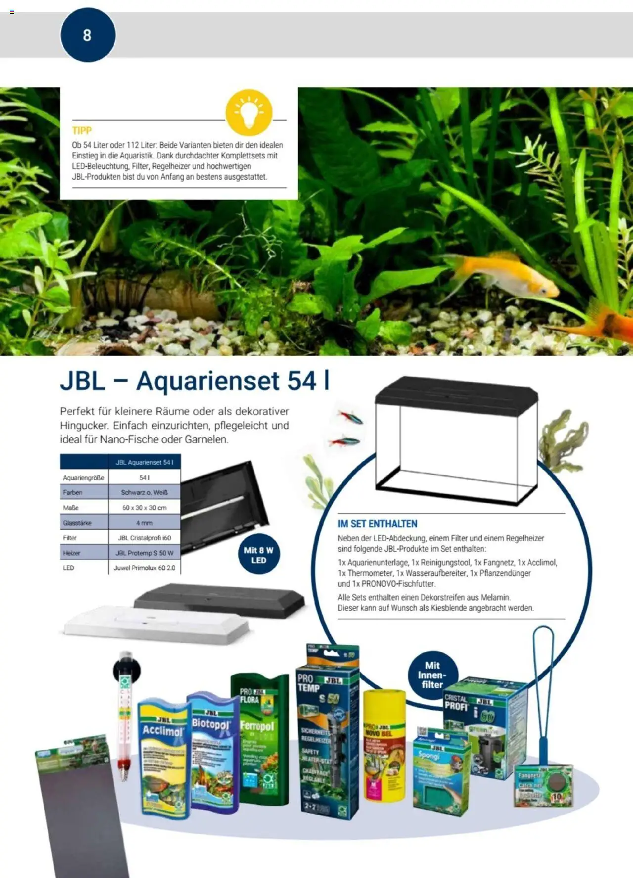 zookauf Themenkatalog Aquaristik – gültig ab 01.10.2025 | Seite: 8