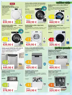 Pevex katalog | vrijedi od 28.08.2025 | Stranica: 9 | Proizvodi: Perilica posuđa, Sušilica