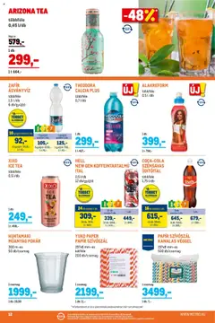 Metro akciós ujság - amely érvényes a következő dátumtól: 01.07.2025 | Oldal: 12 | Termékek: Kollagén, Ásványvíz, Tea, Pohár