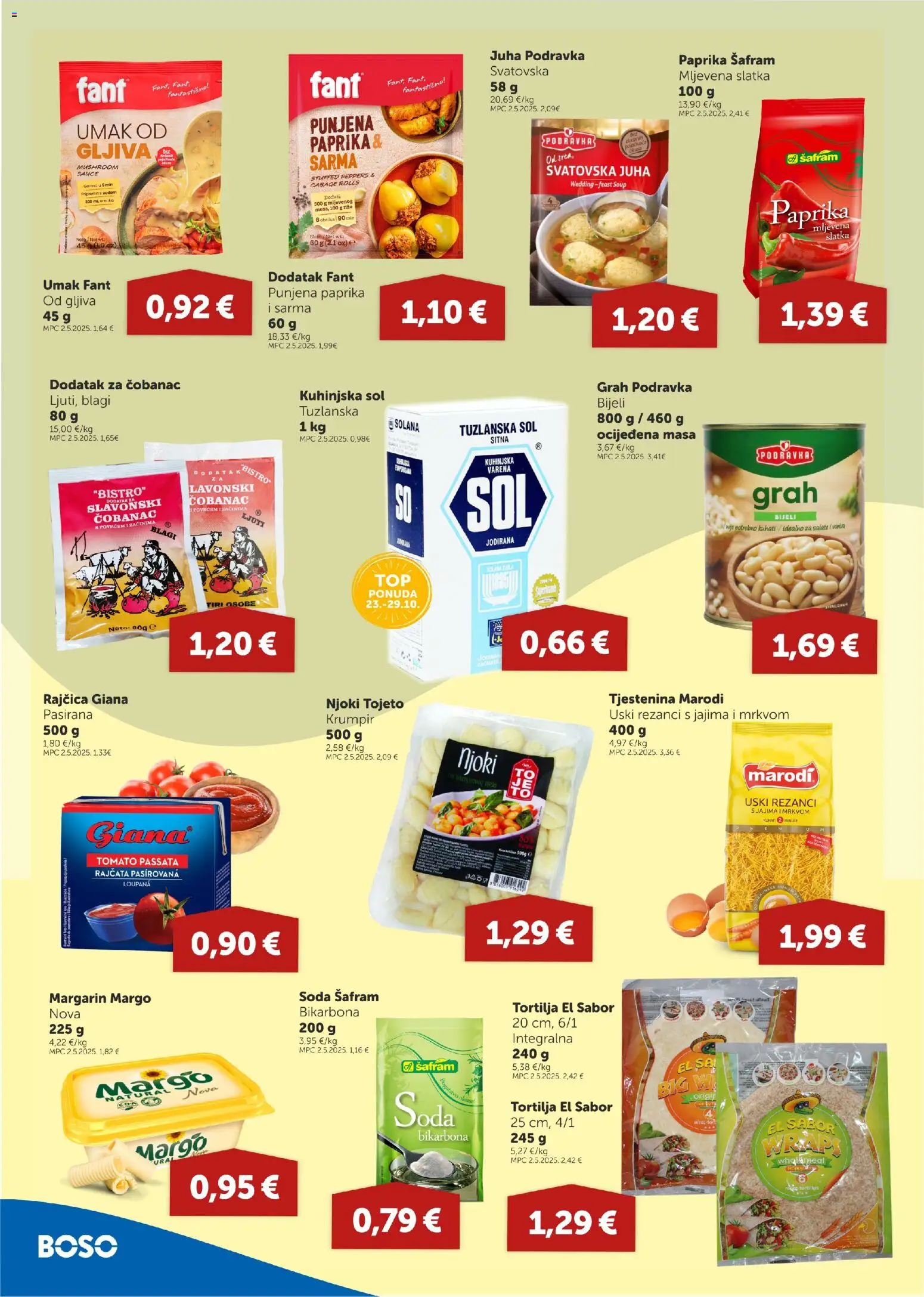 Boso katalog | vrijedi od 23.10.2025 | Stranica: 6 | Proizvodi: Grah, Rezanci, Umak, Rajčica