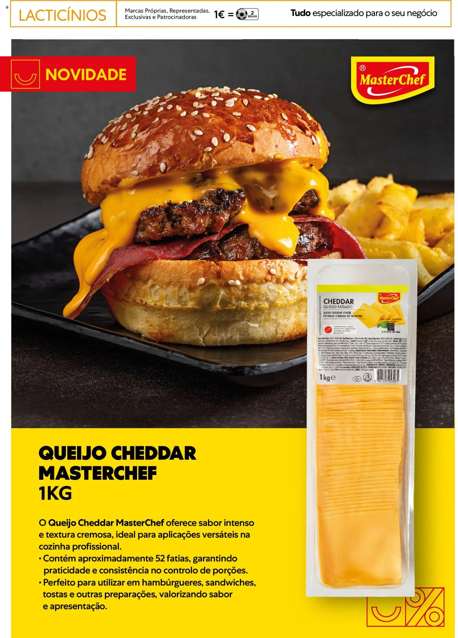 Recheio Horeca │ válido de 24.03.2026 | Página: 17 | Produtos: Tostas, Queijo, Cheddar