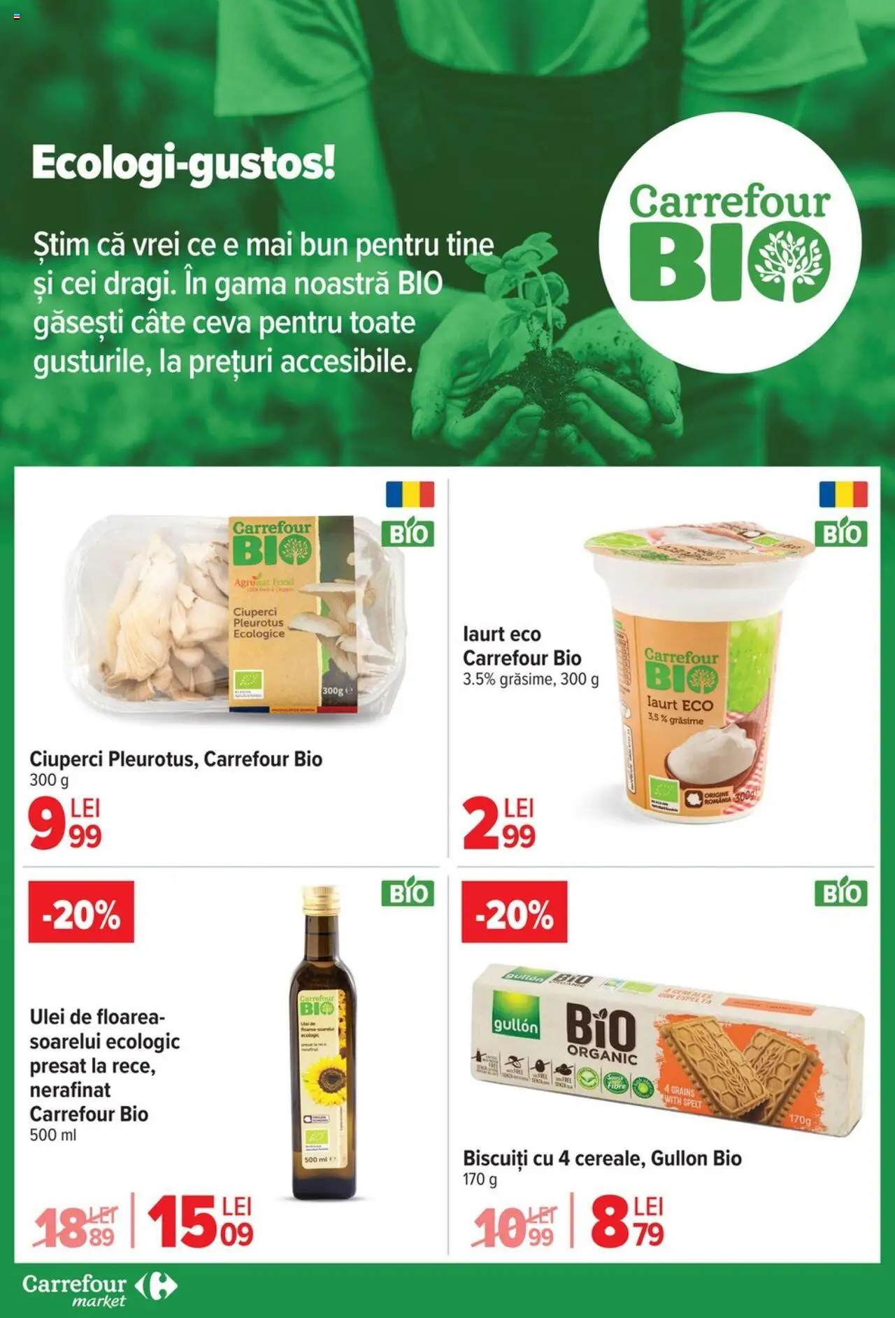 Carrefour catalog - Market – valabil de la 13.08.2025 | Pagină: 11 | Produse: Şerit ödül, Ciuperci, Ulei, Biscuiți