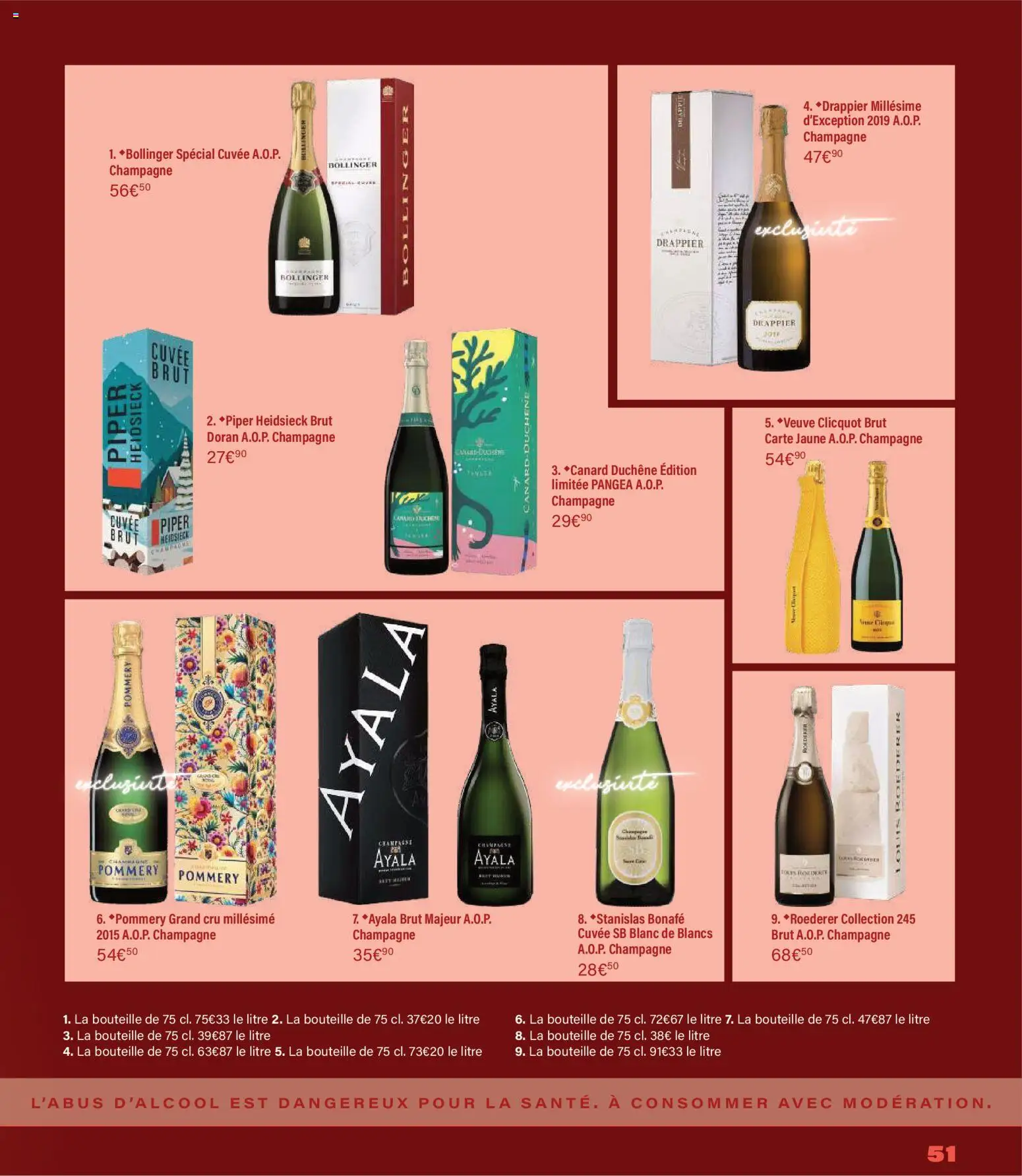 {H1} | Page: 51 | Produits: Champagne