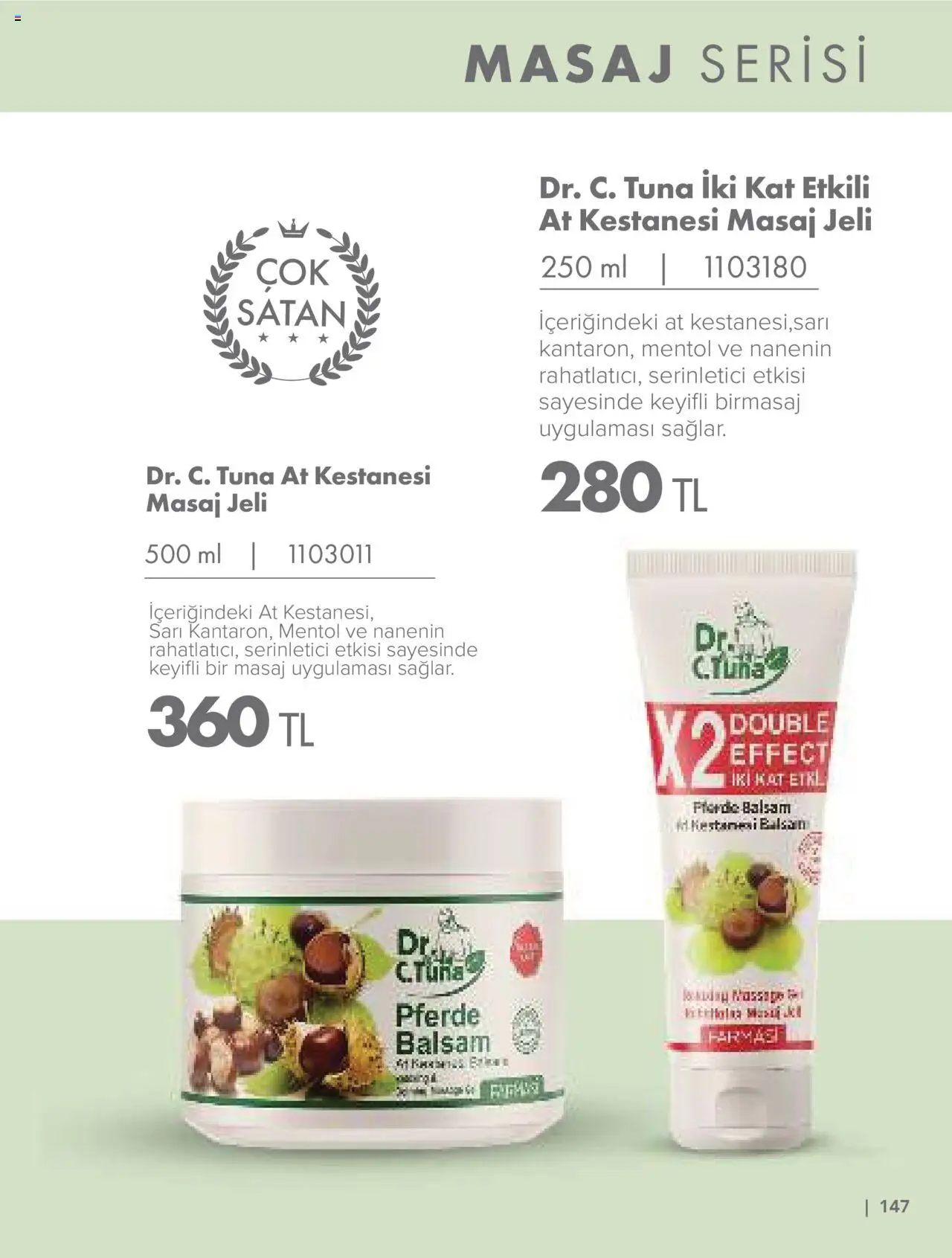 Farmasi Katalog - 01.06.2025 tarihinden itibaren geçerlidir | Sayfa: 147 | Ürünler: At Kestanesi