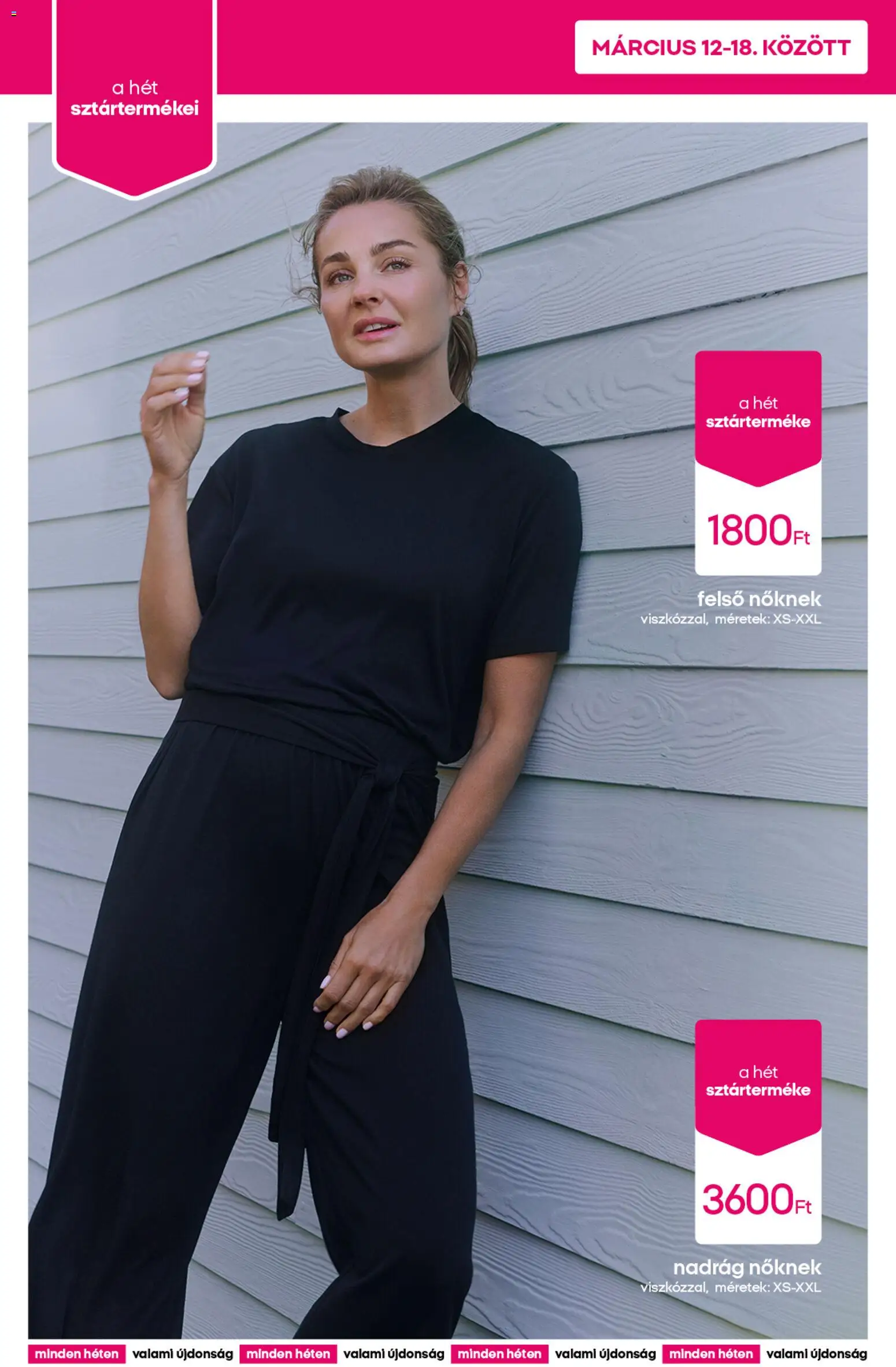 Pepco akciós ujság - amely érvényes a következő dátumtól: 12.03.2026 | Oldal: 4 | Termékek: Nadrág