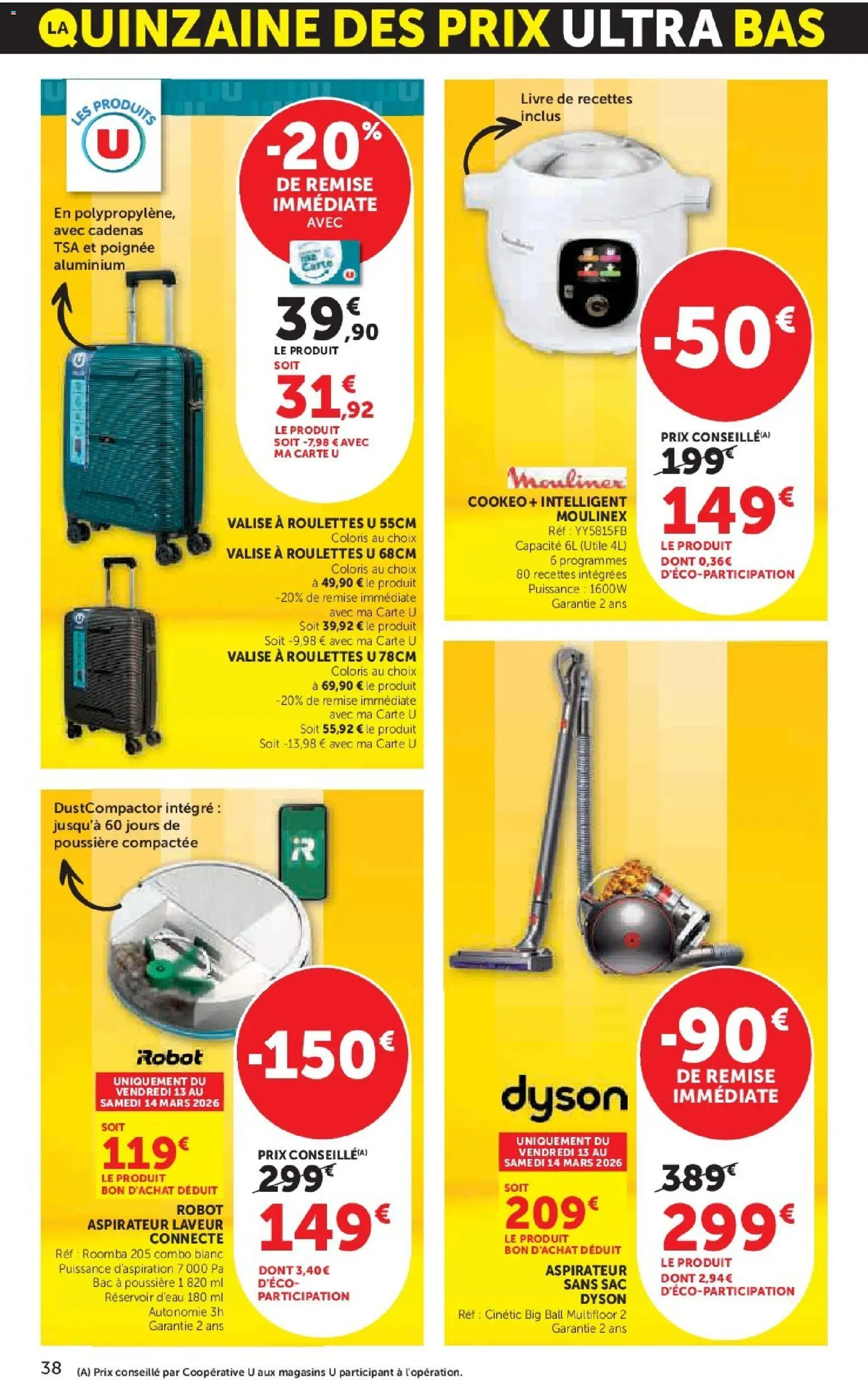 {H1} | Page: 38 | Produits: Aspirateur, Réservoir d'eau, Livre, Valise