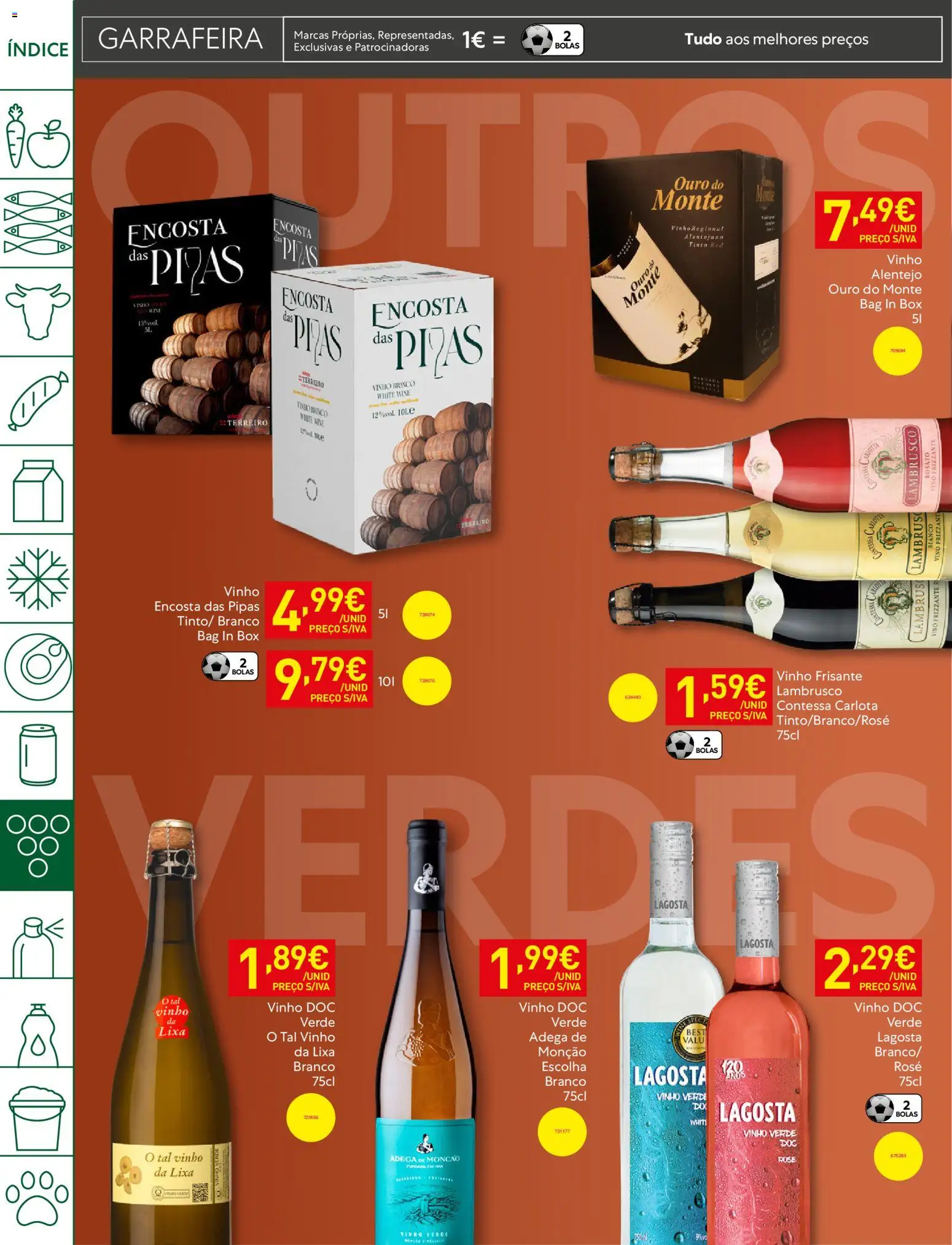 Recheio folheto │ válido de 21.04.2026 | Página: 36 | Produtos: Lixa, Lagosta, Vinho