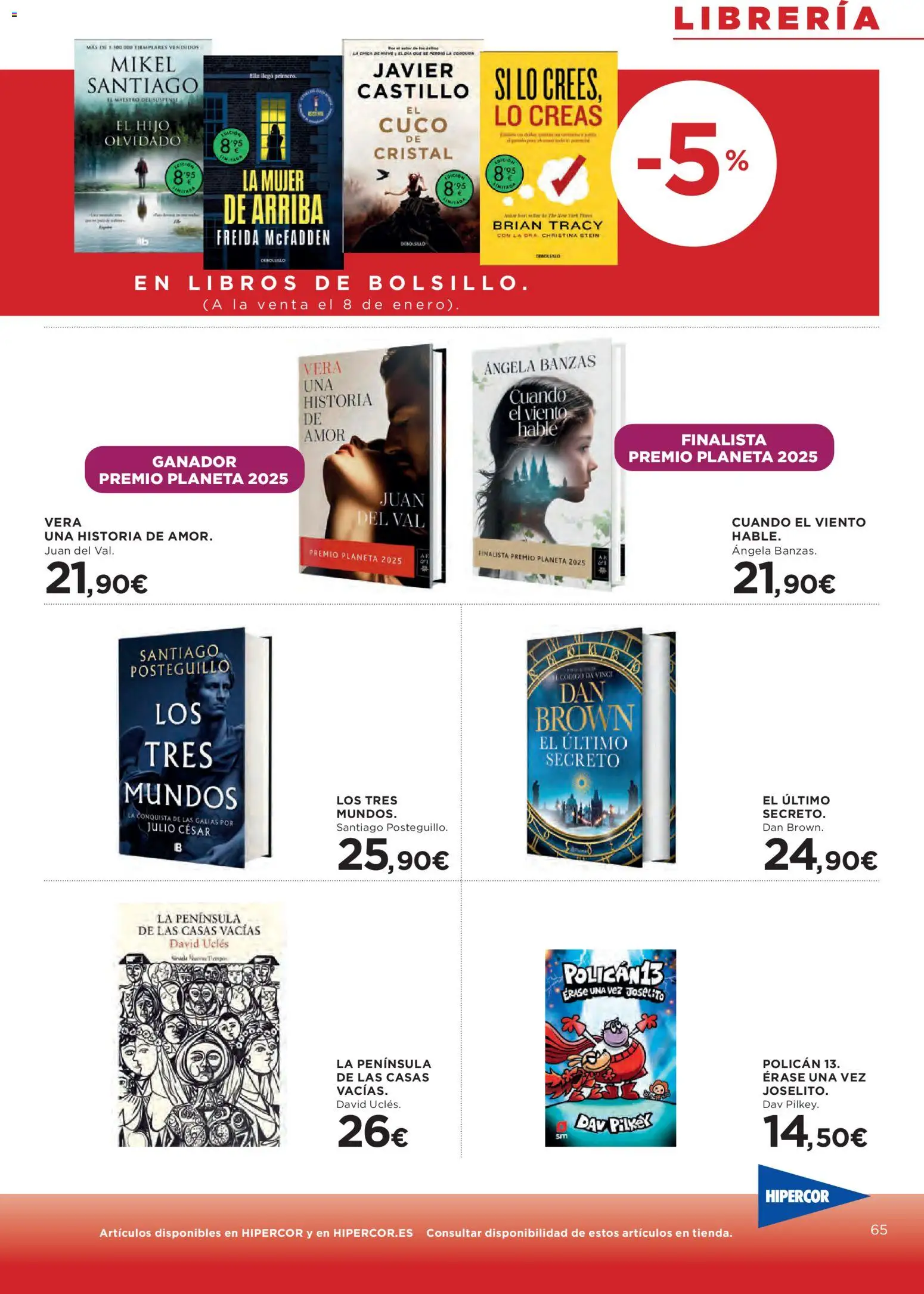 Hipercor catálogo │ válido desde el 07.01.2026 | Página: 65
