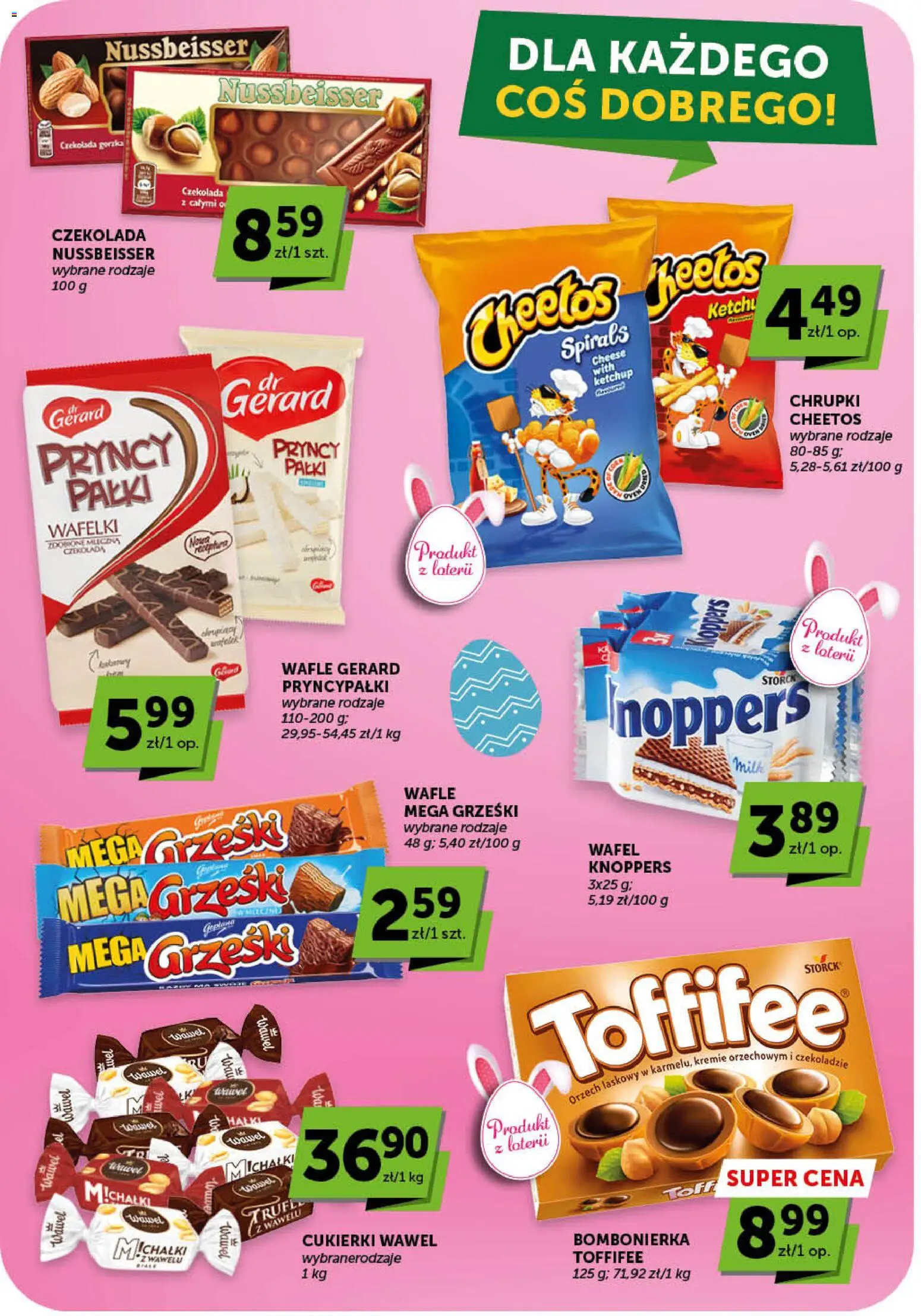 Euro Sklep gazetka - Market od 02.04.2026 | Strona: 21 | Produkty: Chrupki, Czekolada gorzka, Bombonierka, Wafelki