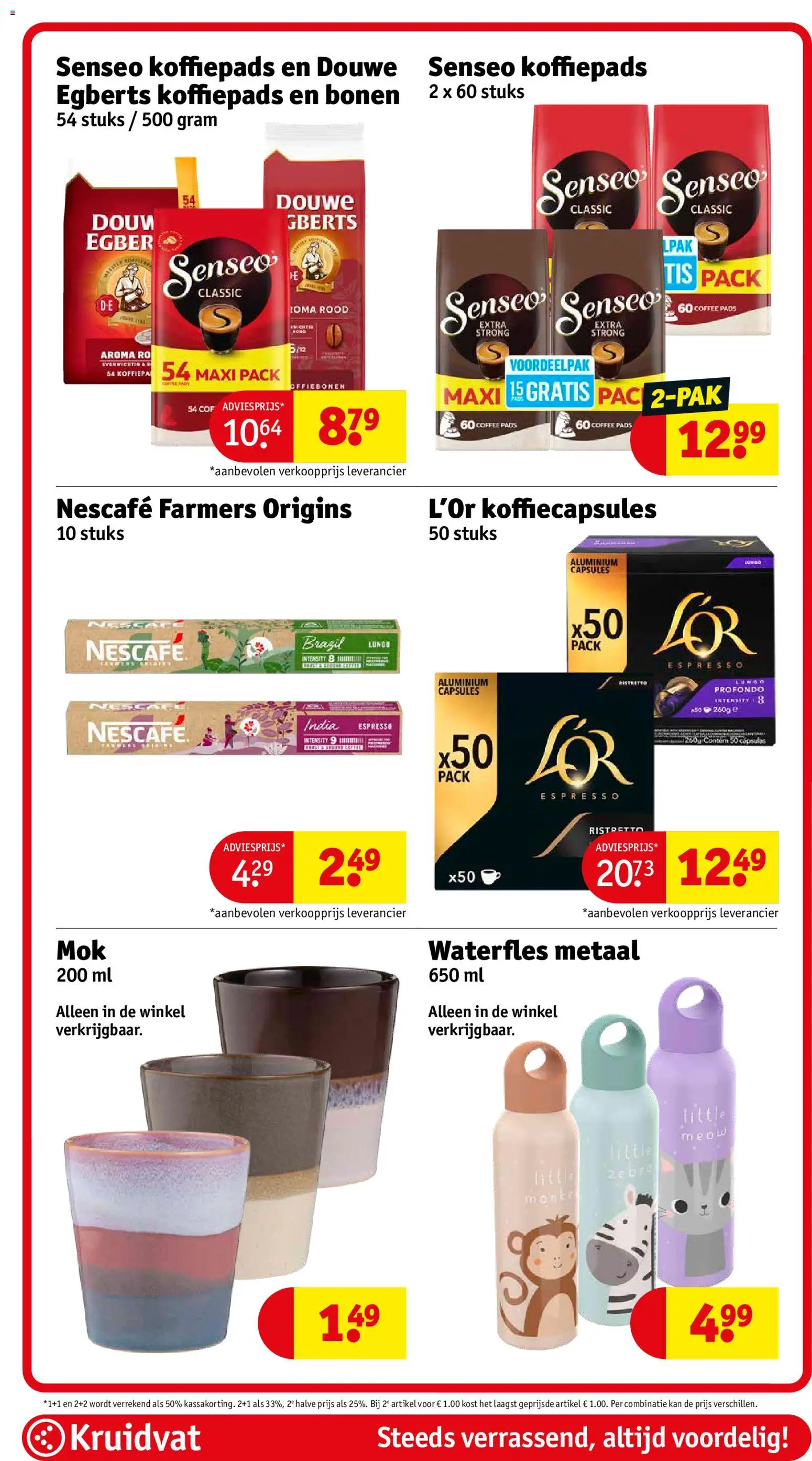 {H1} | Pagina: 81 | Producten: Mok, Waterfles, Festék, Nescafe