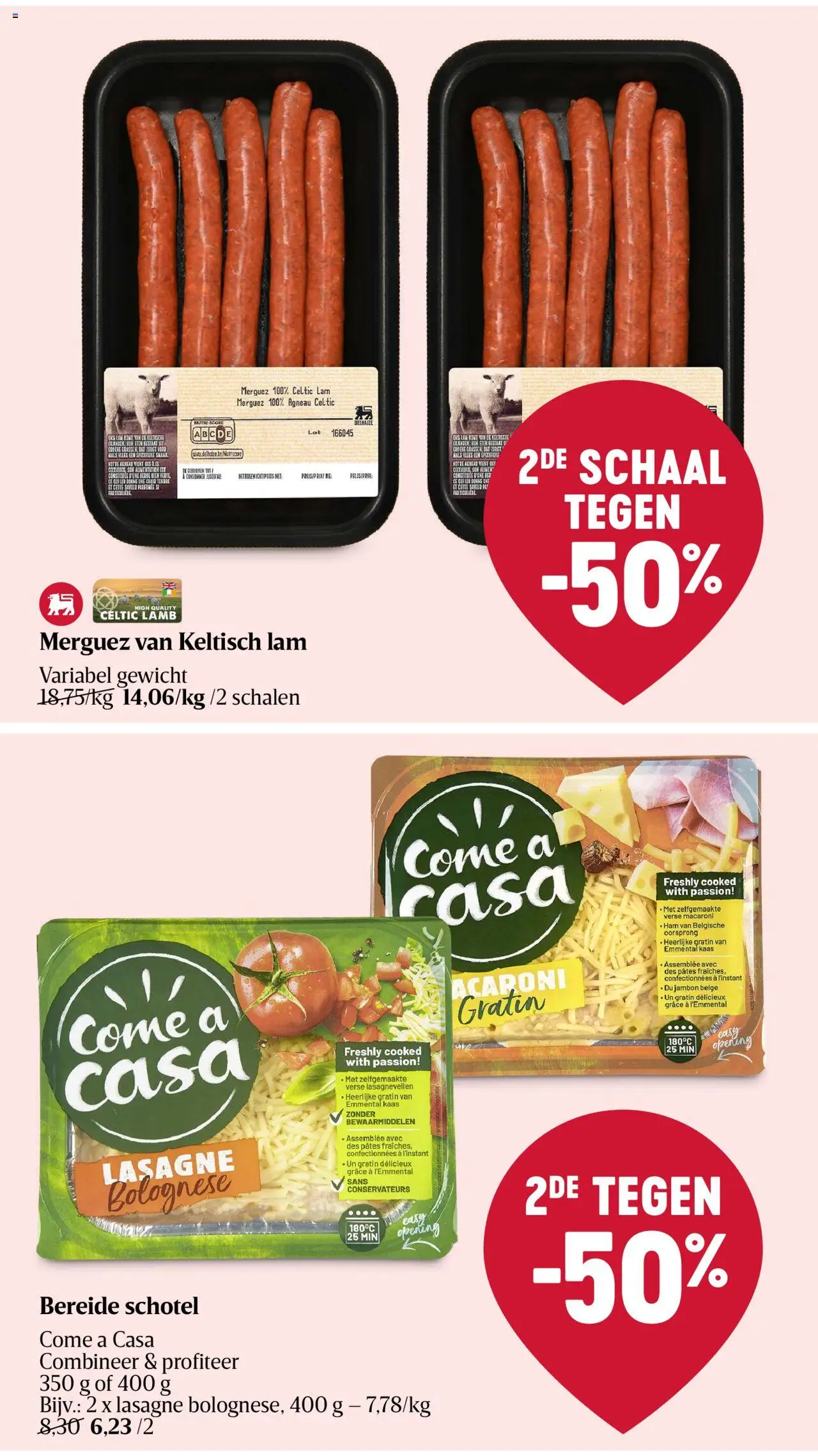  | Pagina: 28 | Producten: Ham, Lasagne, Gewicht, Schaal