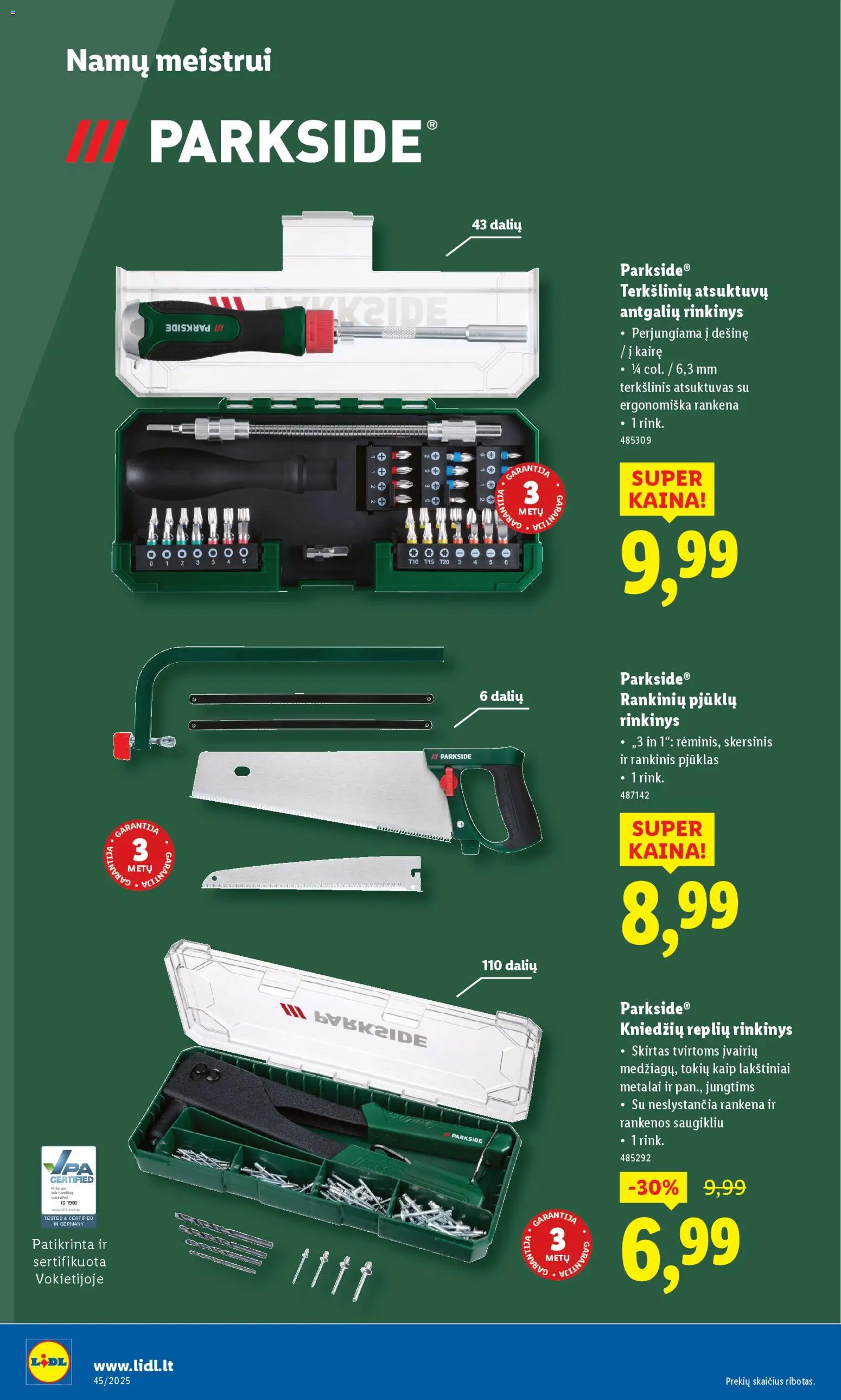 LIDL akcijos nuo 03.11.2025 | Puslapis: 6