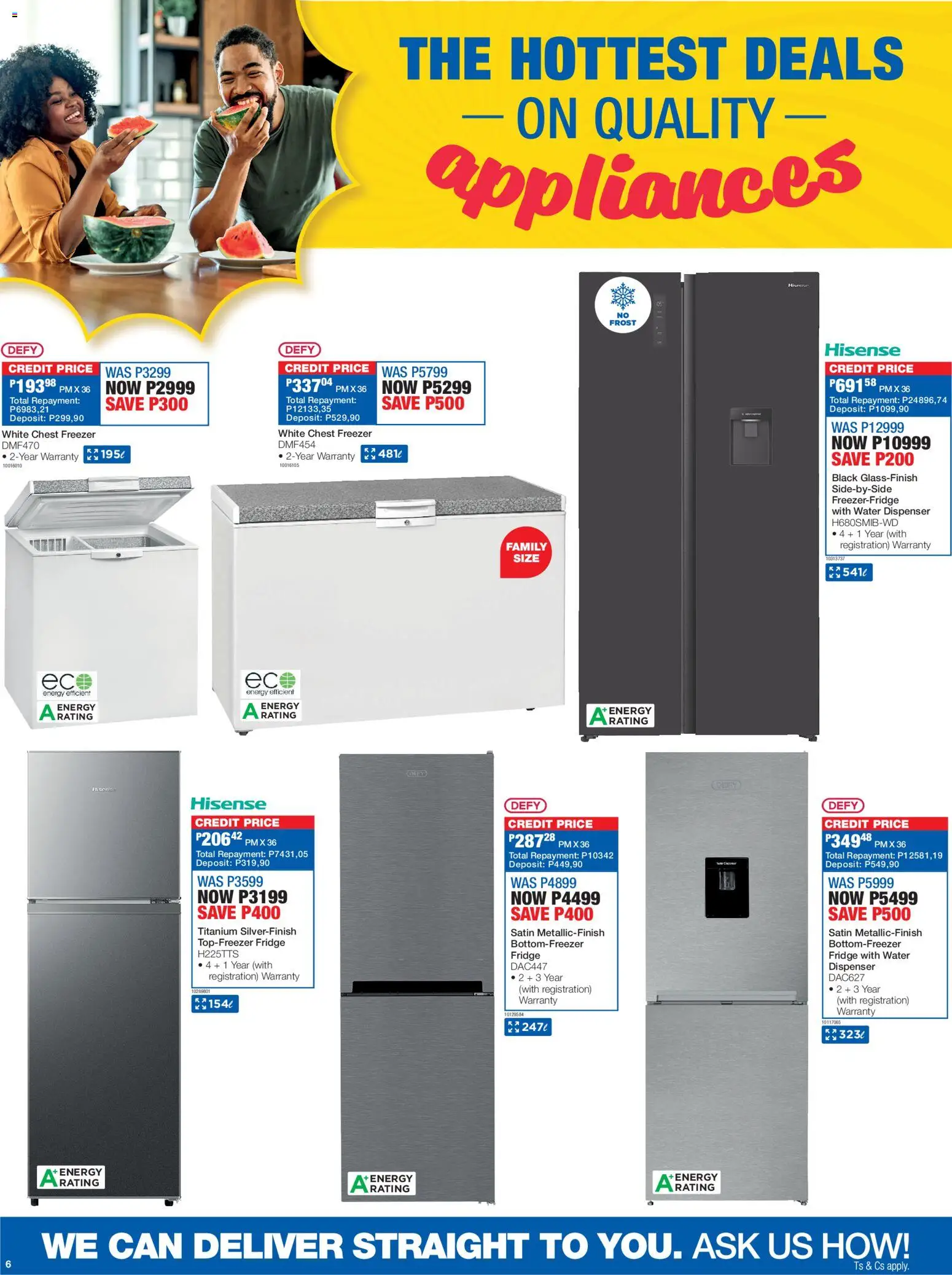 New OK Furniture catalogue – valid from 19.01.2026 | Page: 6 | Products: Freezer, Fridge, Chest freezer, Water