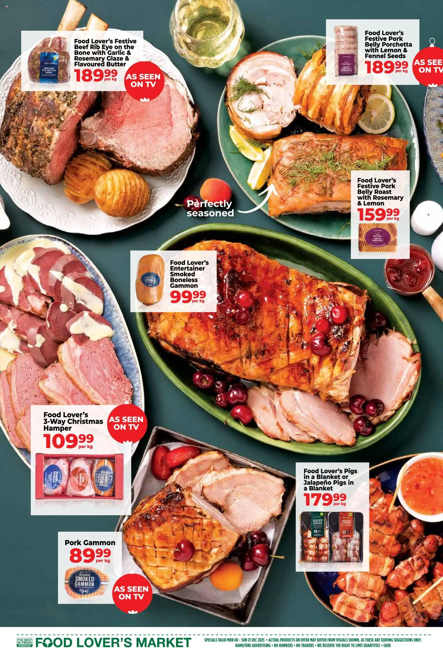 New Food Lover's Market catalogue – valid from 08.12.2025 | Page: 4 | Products: Blanket, Butter, Beef, Garlic