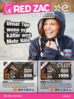 RED ZAC Salzburg ab 27.10.2025 gültig