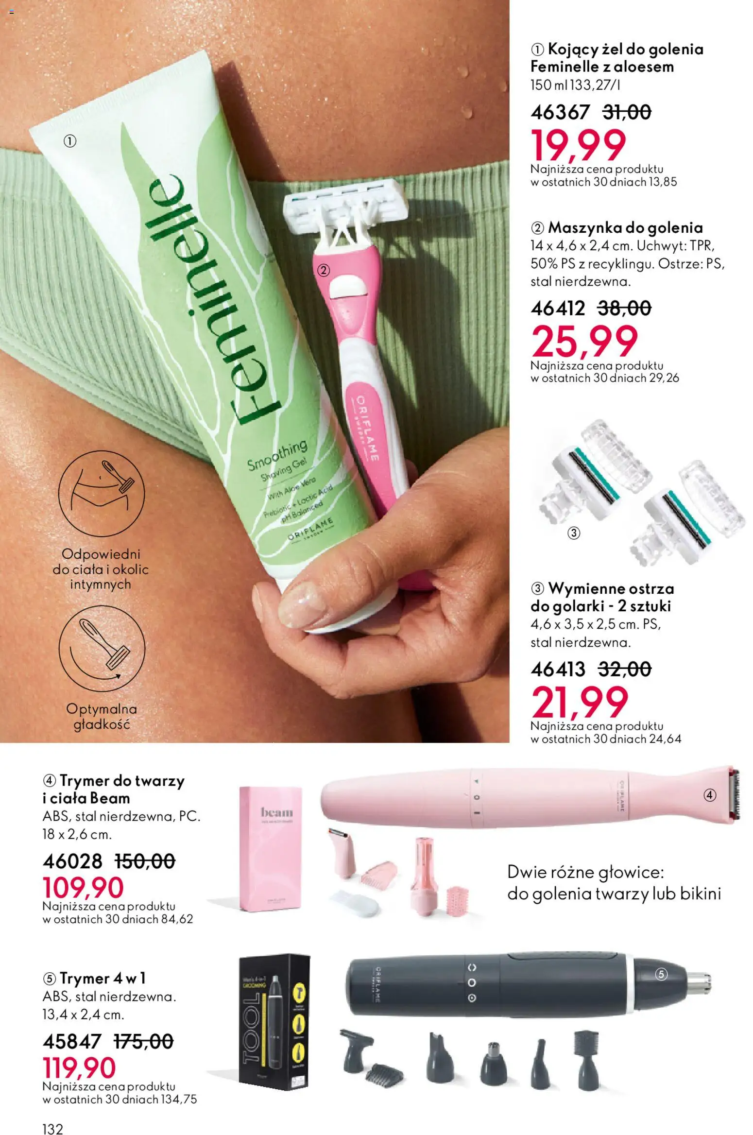 Oriflame Katalog 2 2026 od 21.01.2026 | Strona: 132 | Produkty: Maszynka do golenia