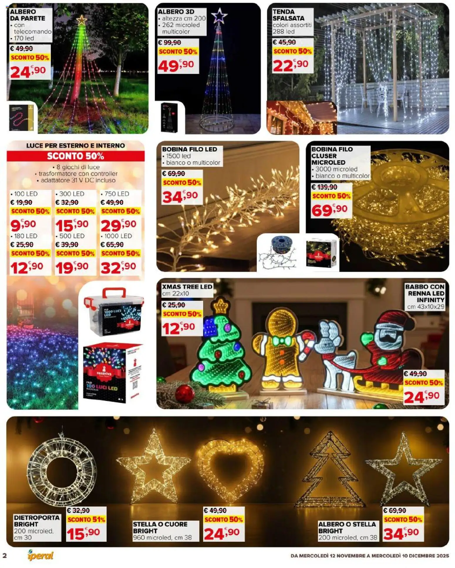 Volantino Iperal del 12.11.2025 | Pagina: 2 | Prodotti: Telecomando, Tenda, Adattatore