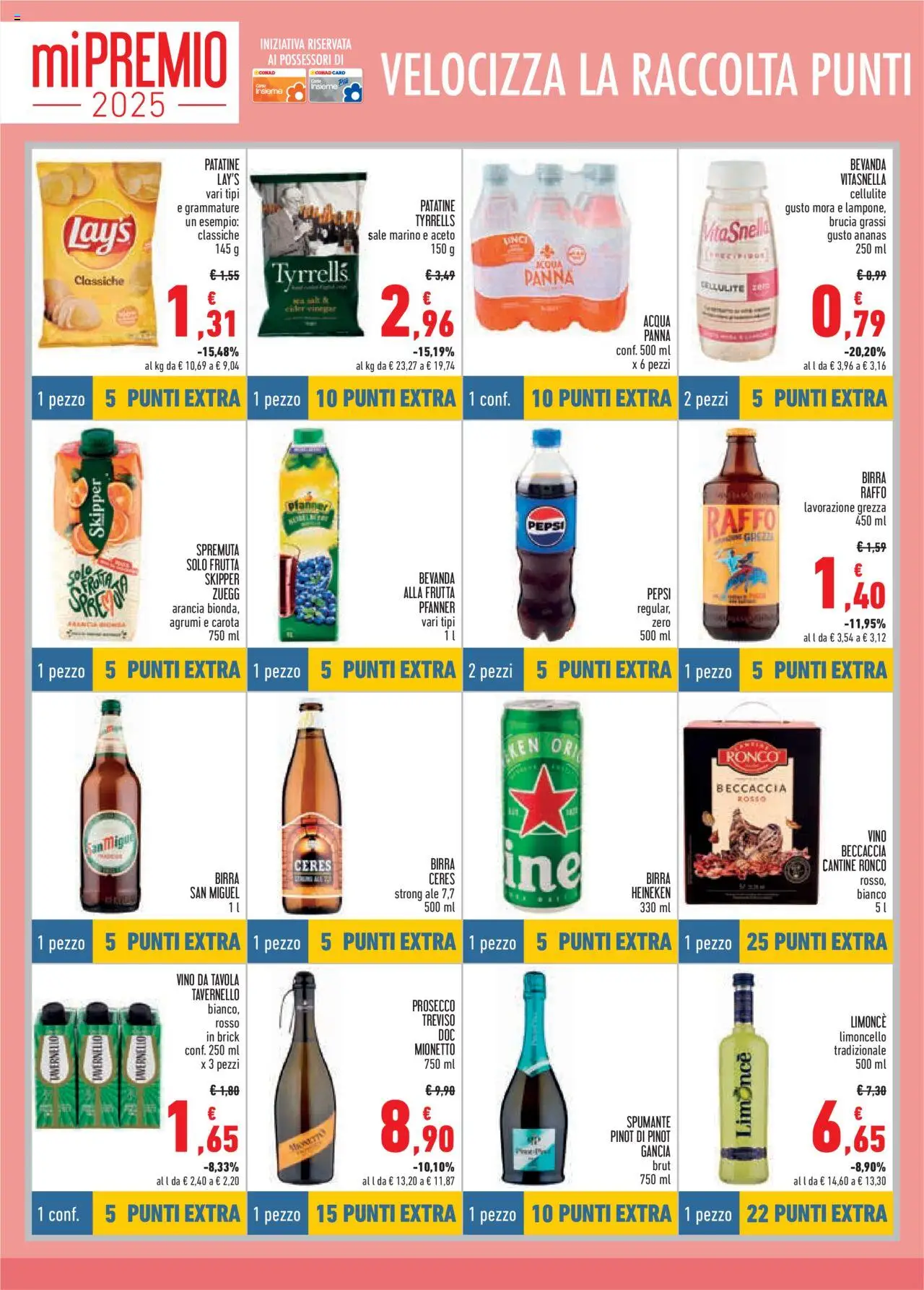 Volantino Conad del 14.08.2025 | Pagina: 14 | Prodotti: Panna, Acqua, Ananas, Ceres