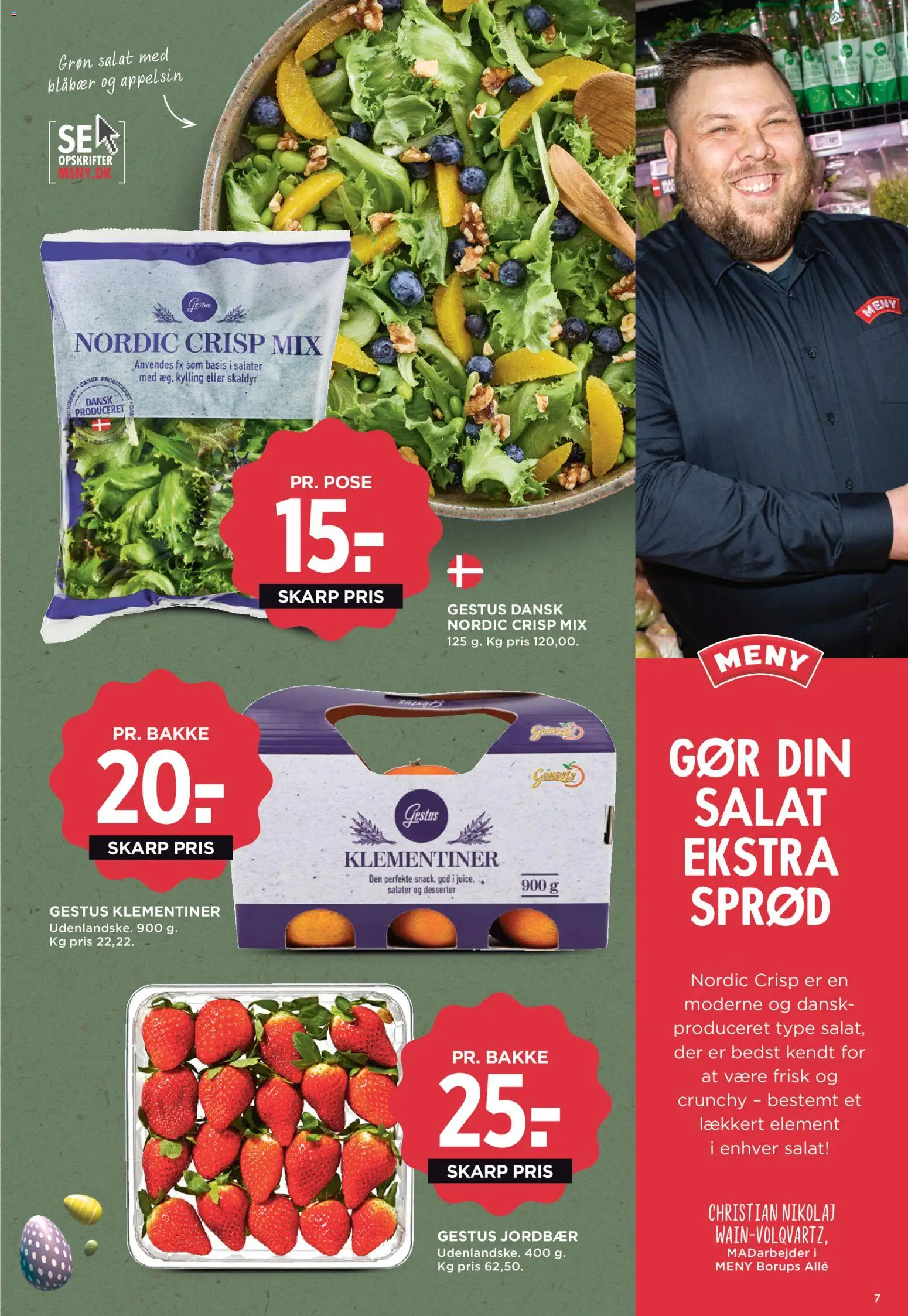 Meny tilbudsavis – gyldig fra 20.03.2026 | Side: 8 | Produkter: Blåbær, Jordbær, Salat, Søm