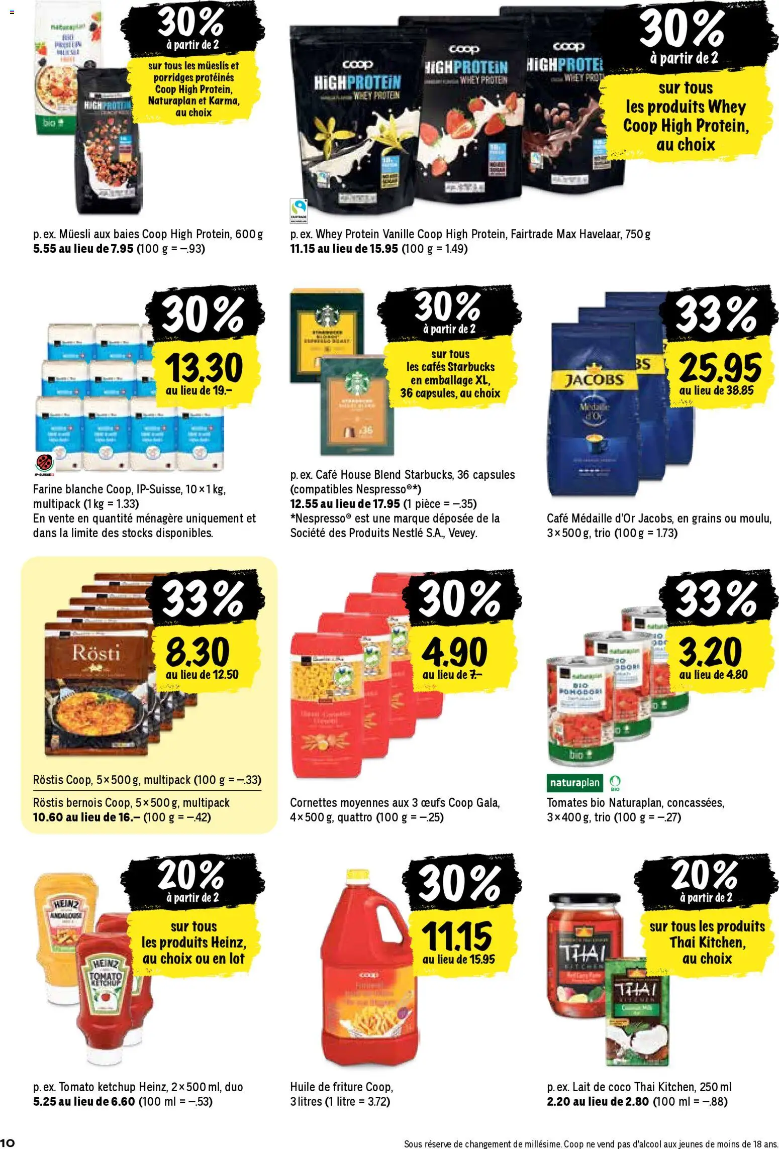 Coop - Les actions de la semaine – gültig ab 12.02.2026 | Seite: 10 | Produkte: Pasta, Ketchup