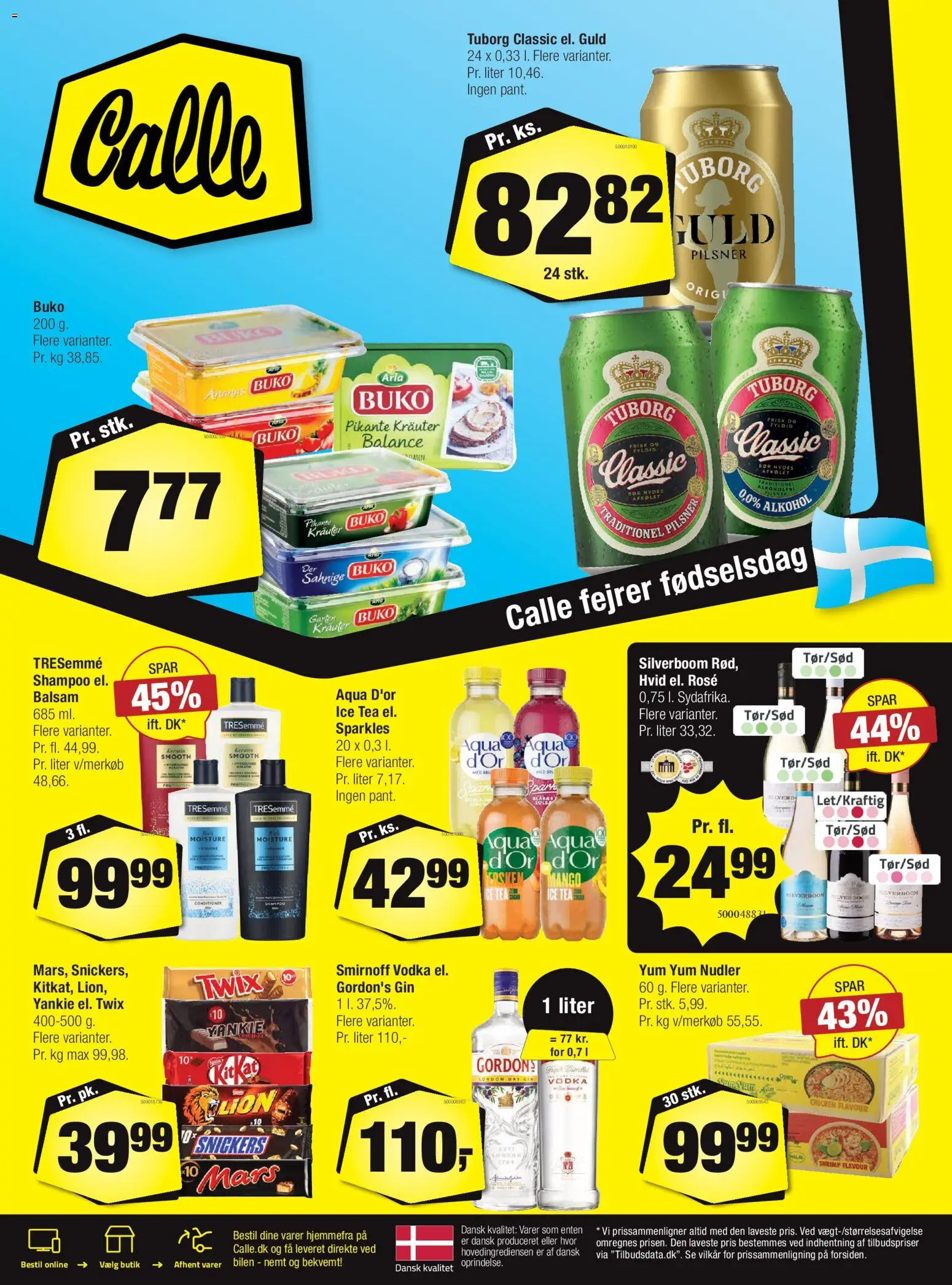 Calle tilbudsavis – gyldig fra 28.01.2026 | Side: 29 | Produkter: Shampoo, Balsam, Nuggets de frango, Vodka